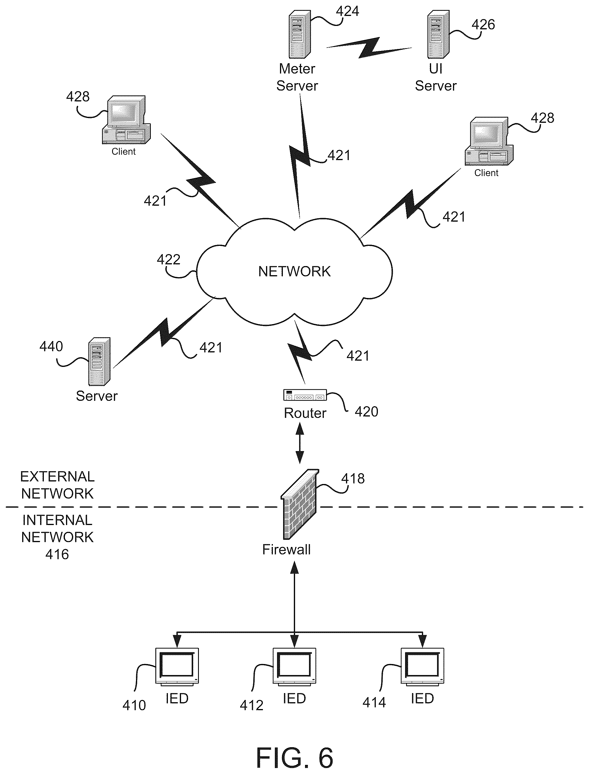 Patent US12332967 Figure 7 – Systems and methods for collecting, analyzing, billing, and reporting data from intelligent electronic devices
