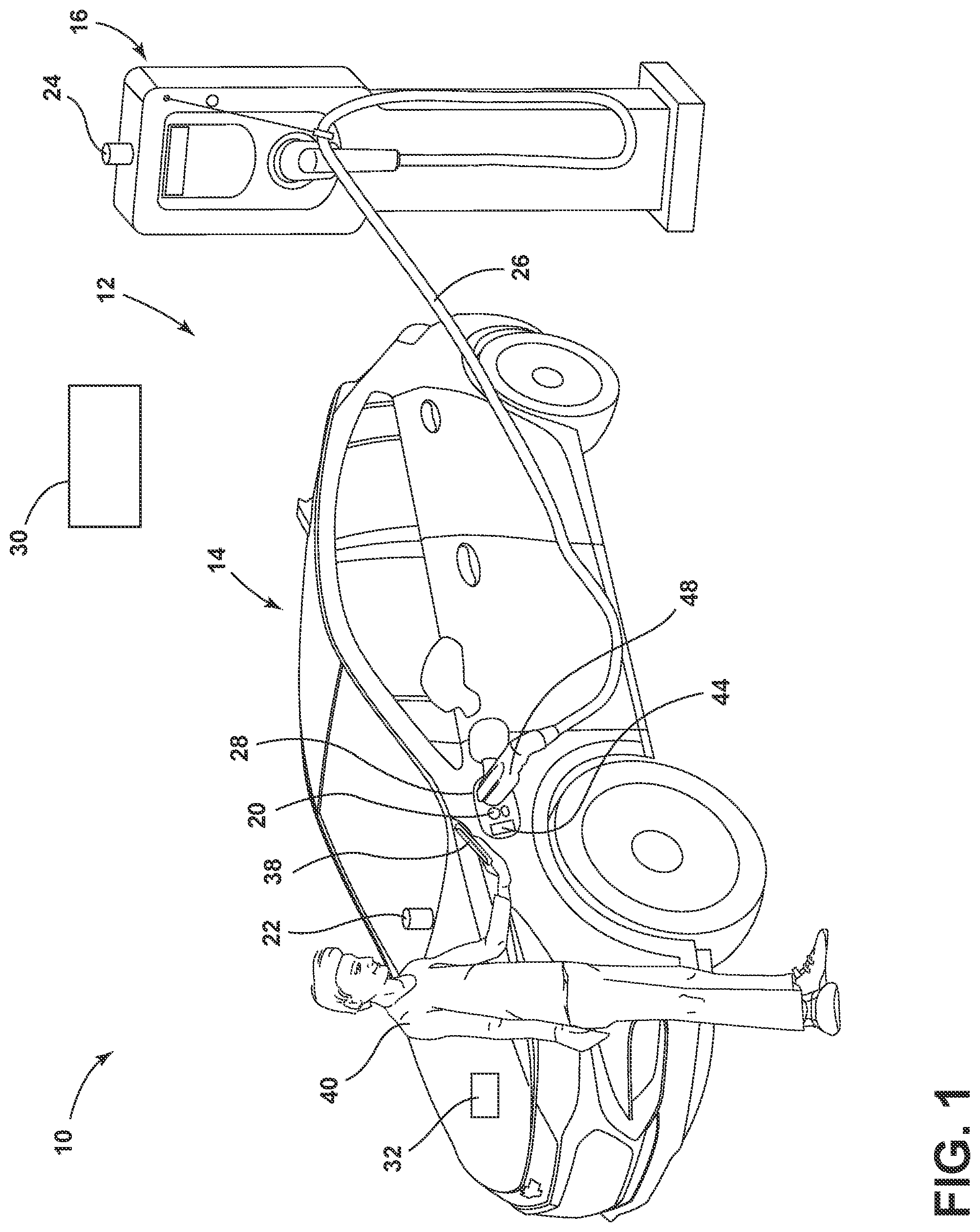 Patent US12332992 Figure 1 – Controlling electric vehicle charging security system