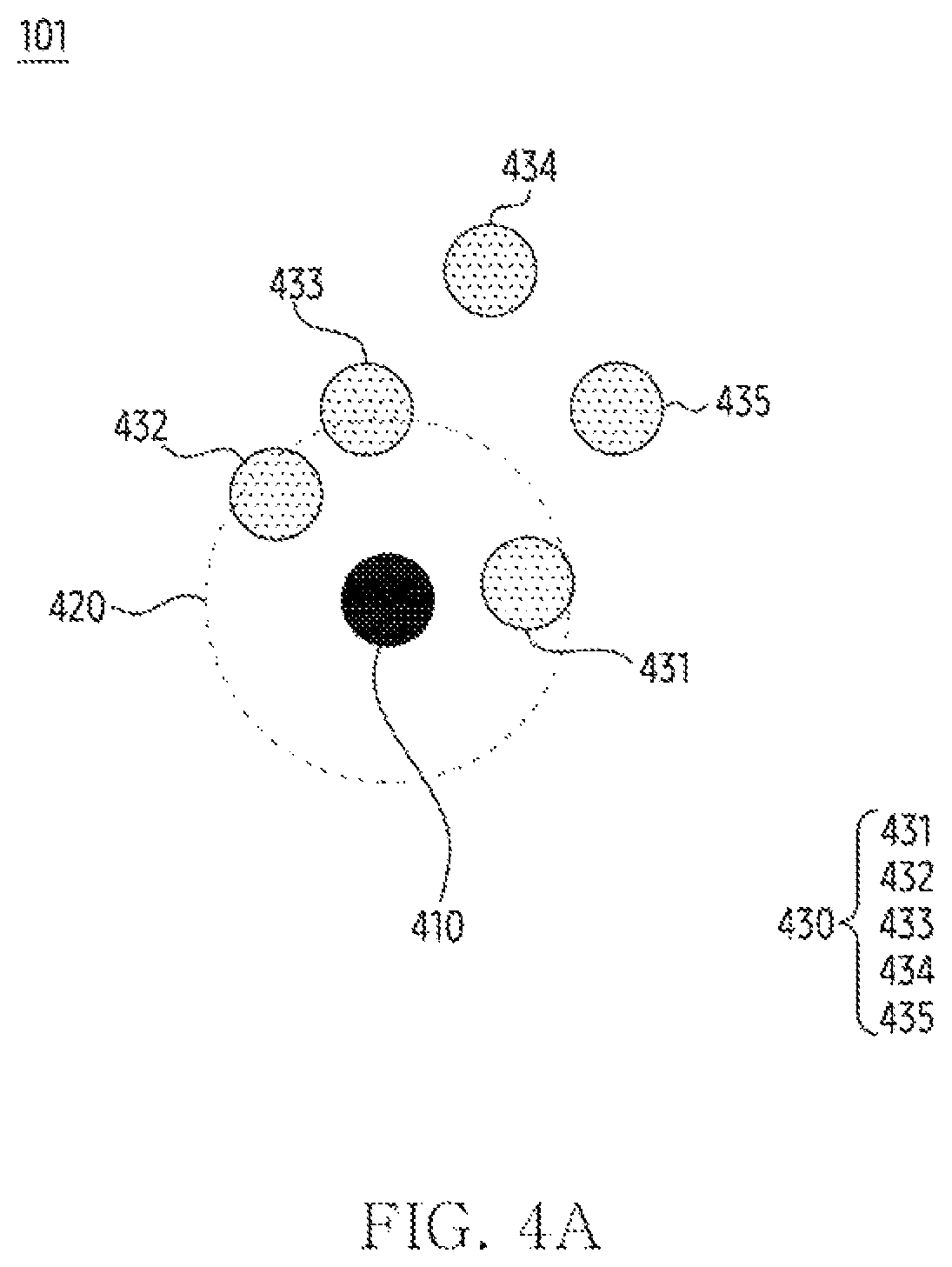 Patent US12333063 Figure 4 – Electronic device for controlling virtual object based on distance between virtual objects and method thereof