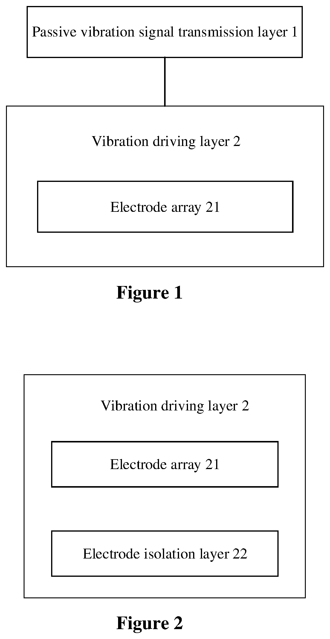 Patent US12333077 — Flexible vibration motor for providing tactile feedback, tactile feedback system and electronic device — Figure 1