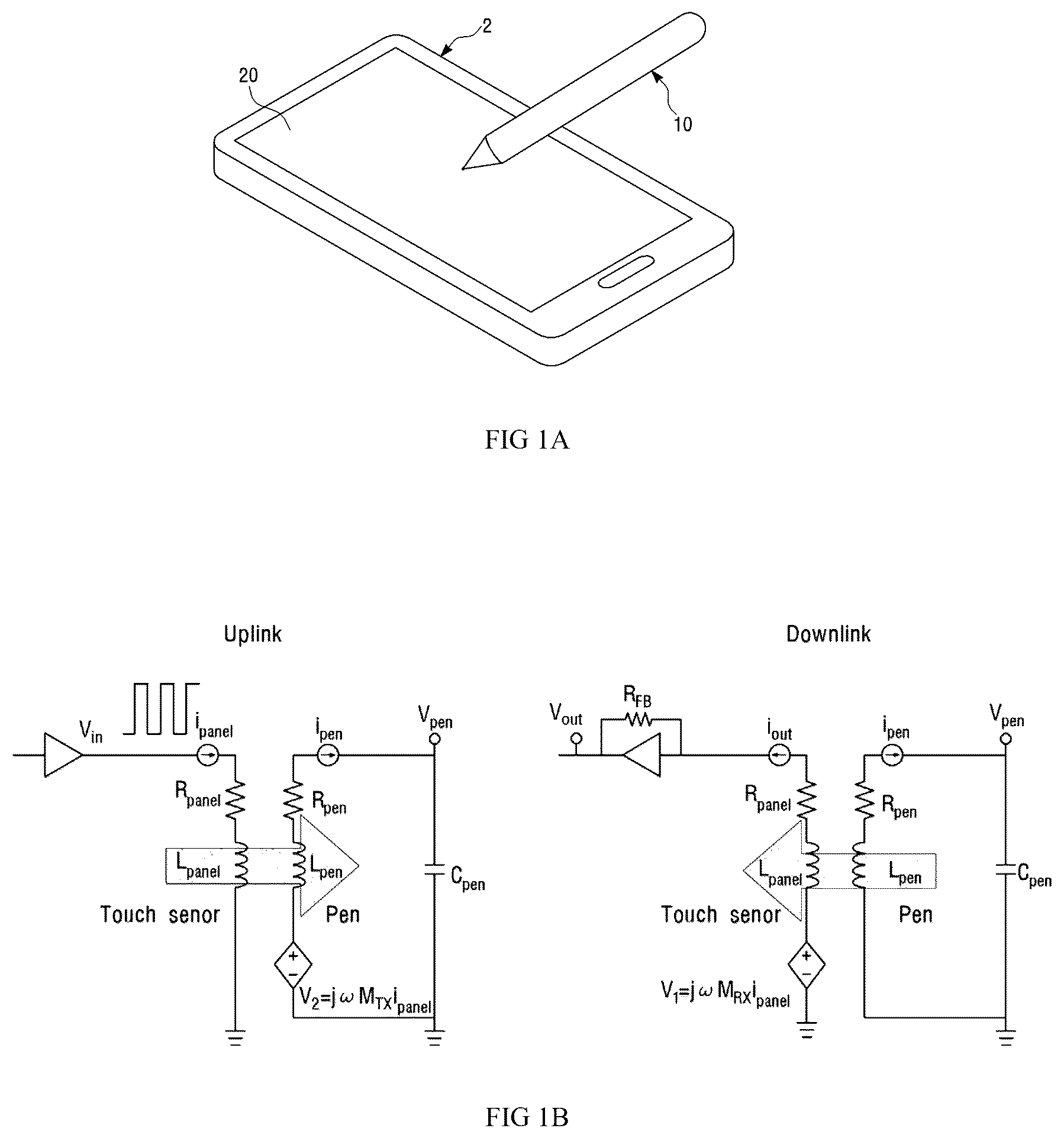 Patent US12333109 — Pen and touch input system and controller — Figure 1