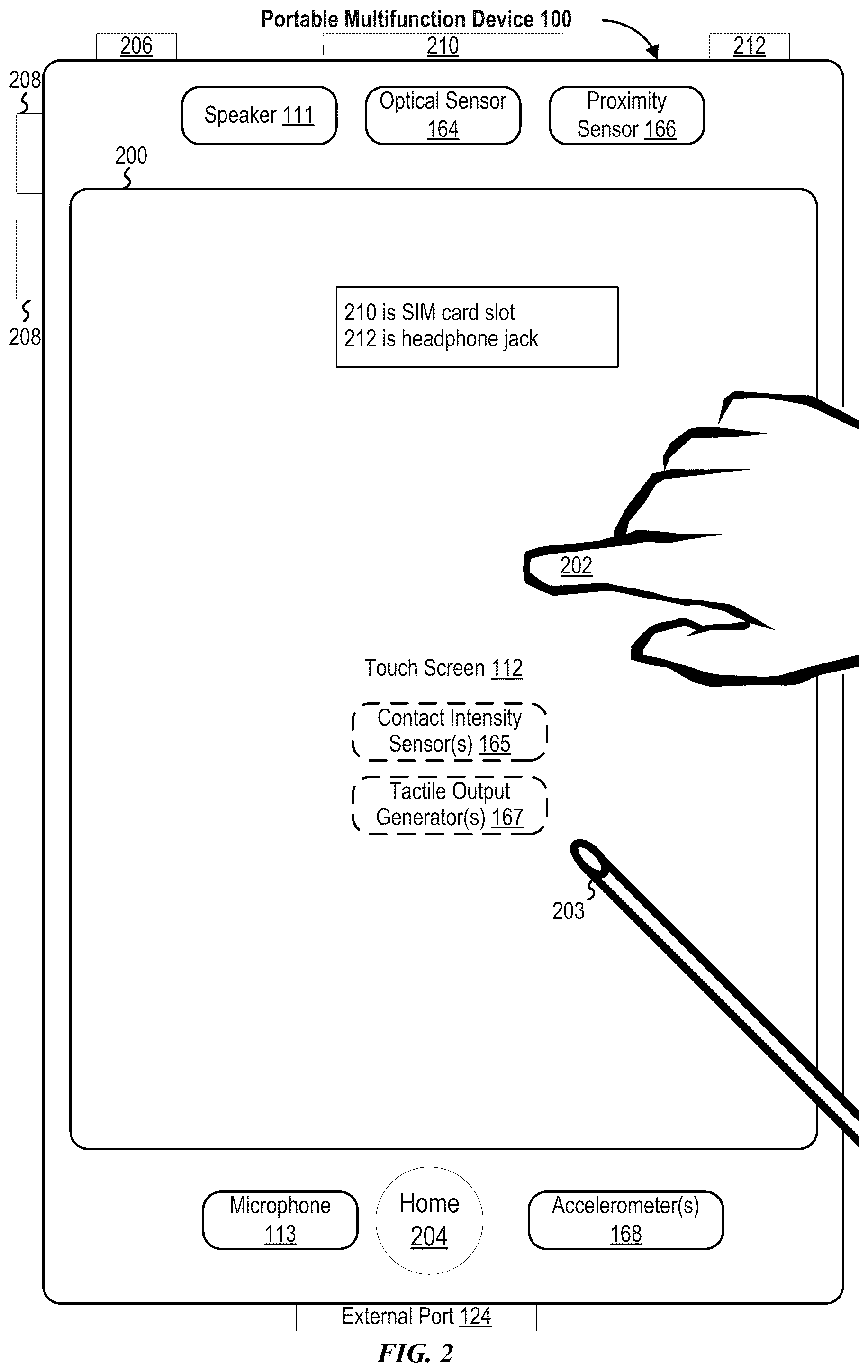Patent US12333124 Figure 3 – Music user interface