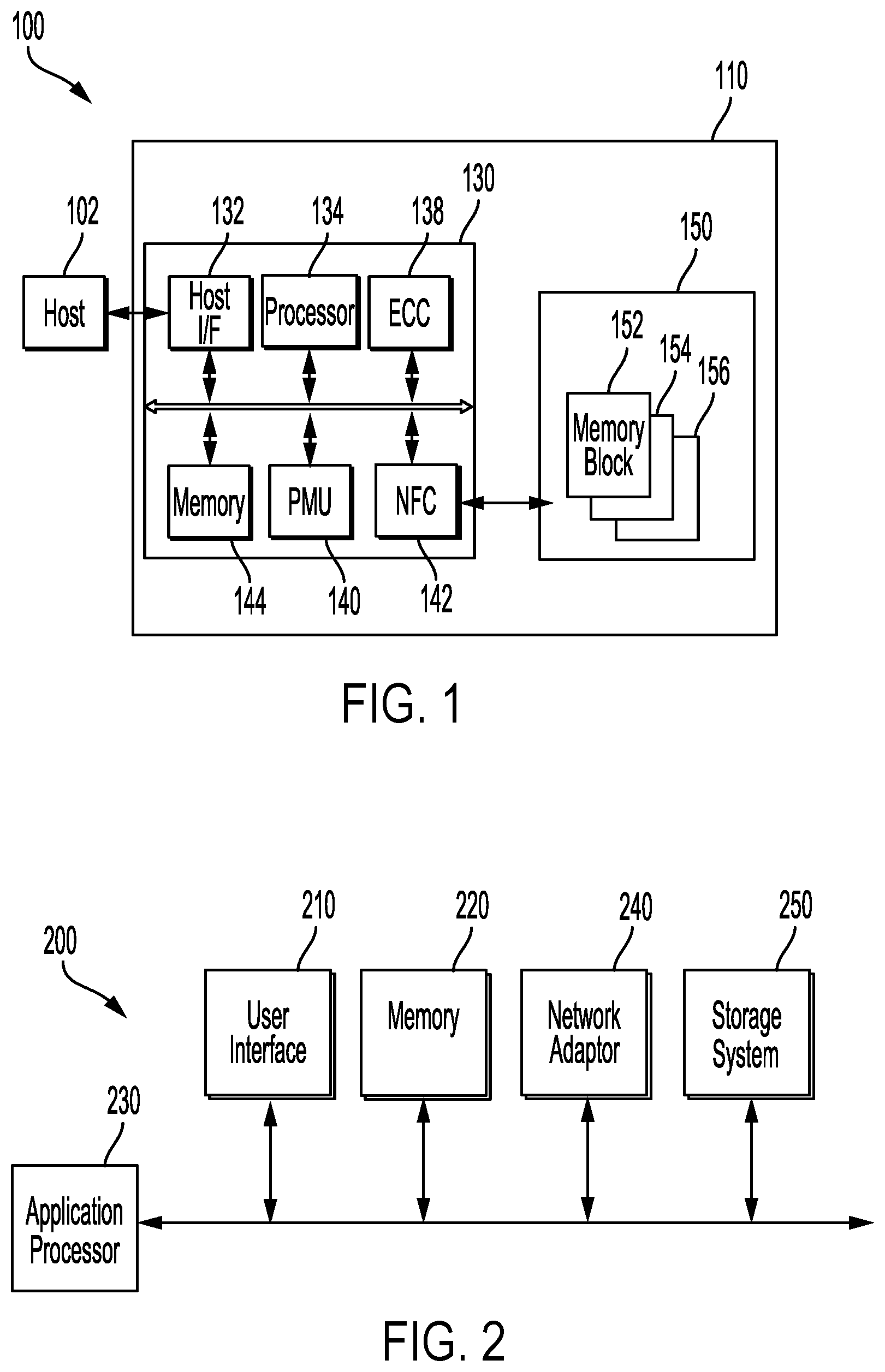 Patent US12333146 — Packed commands for communicating with flash memory system — Figure 1