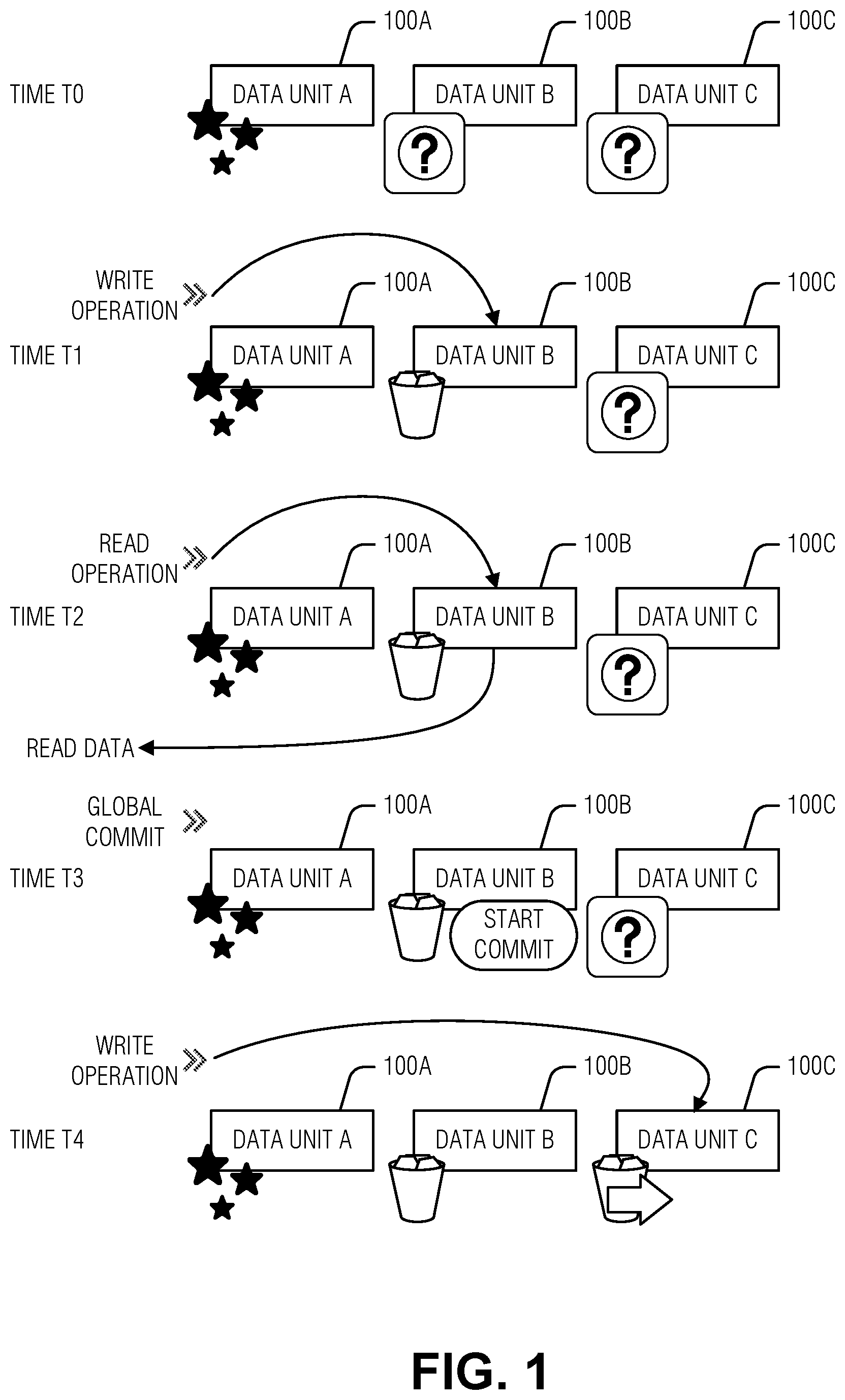 Patent US12333186 — Systems and methods for continuous in-memory versioning — Figure 1
