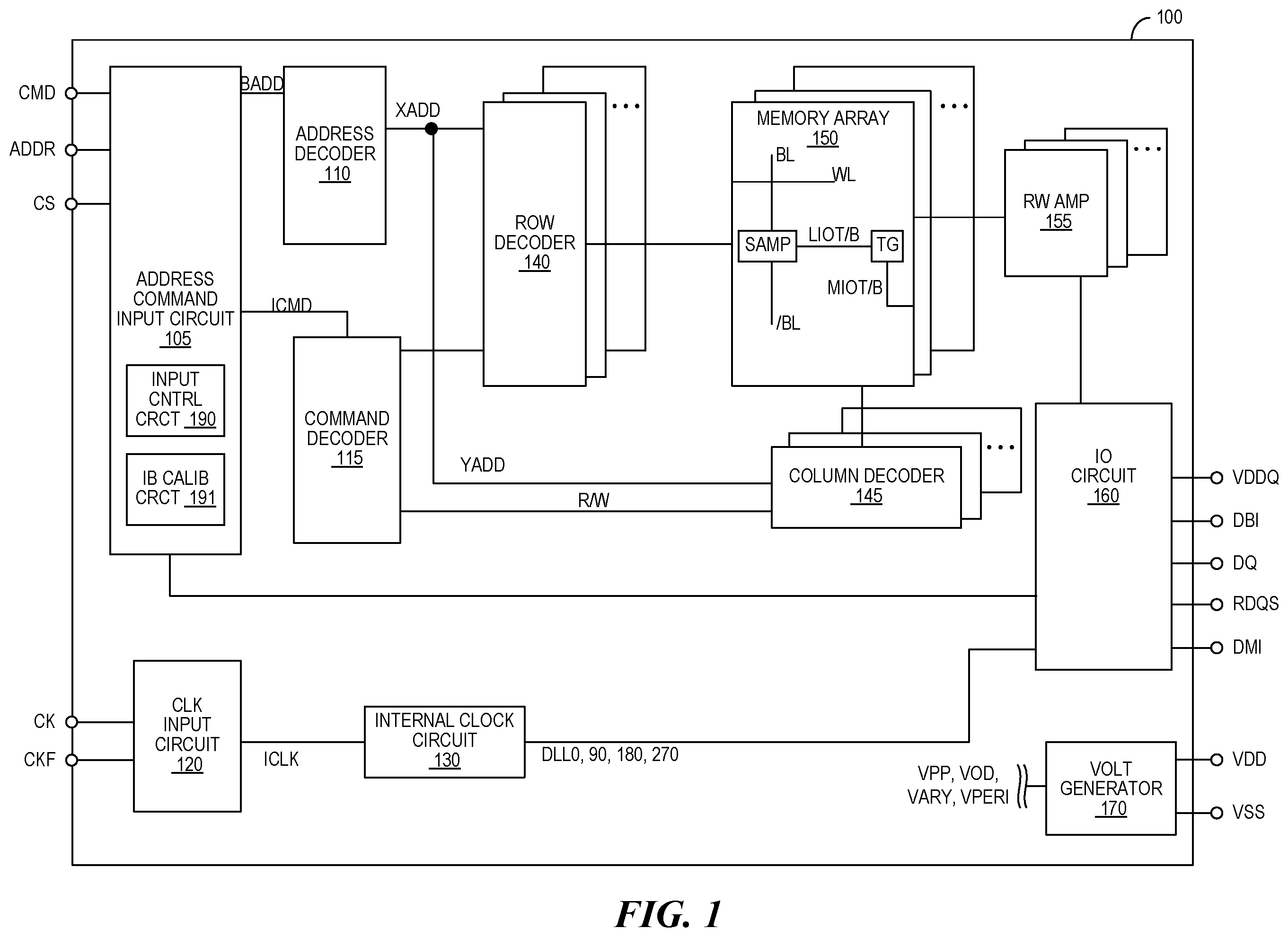 Patent US12333191 — Apparatus with calibration input mechanism and methods for operating the same — Figure 1