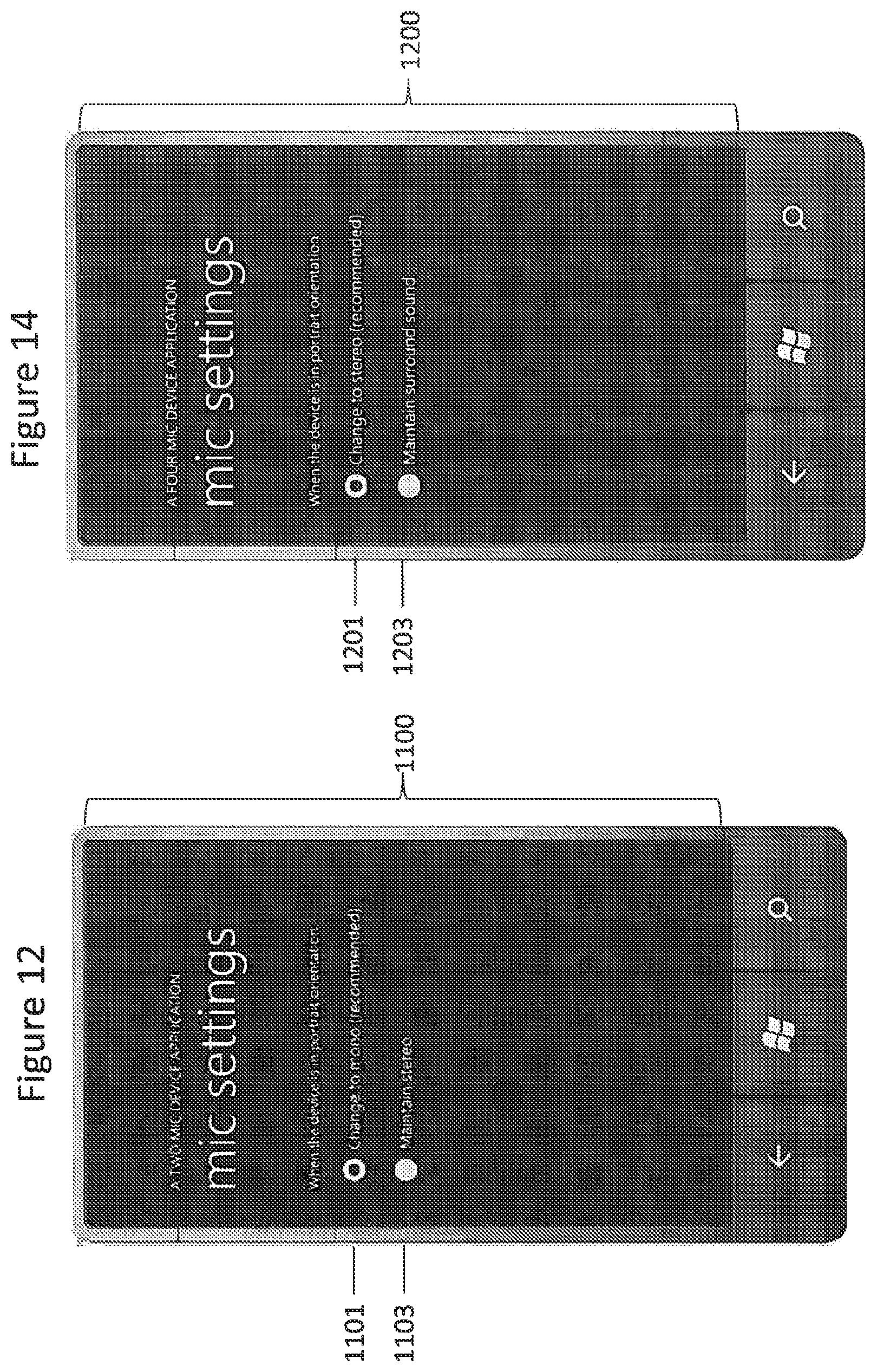Patent US12333208 Figure 12 – Orientation based microphone selection apparatus