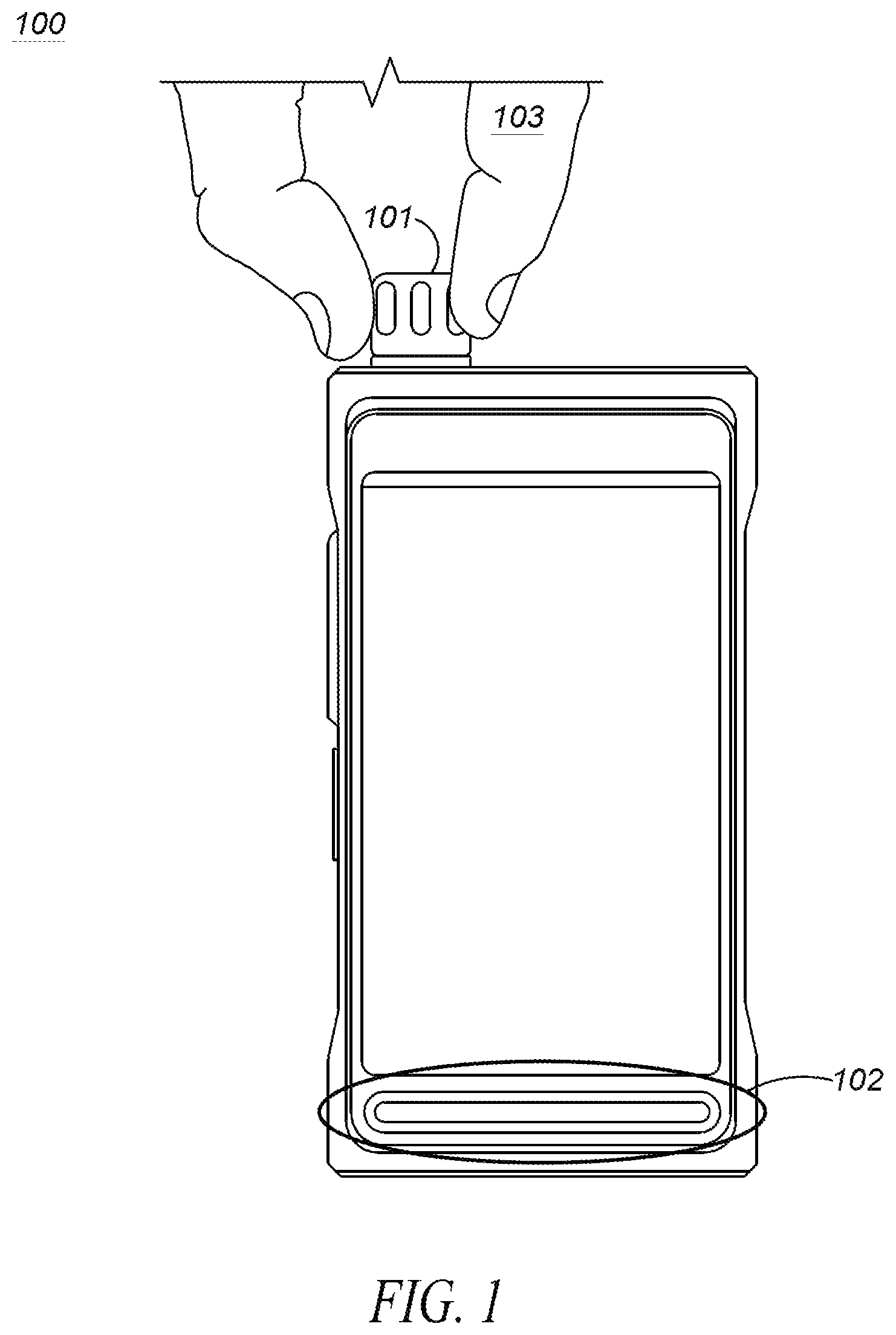 Patent US12333212 — Volume control for an electronic device — Figure 1