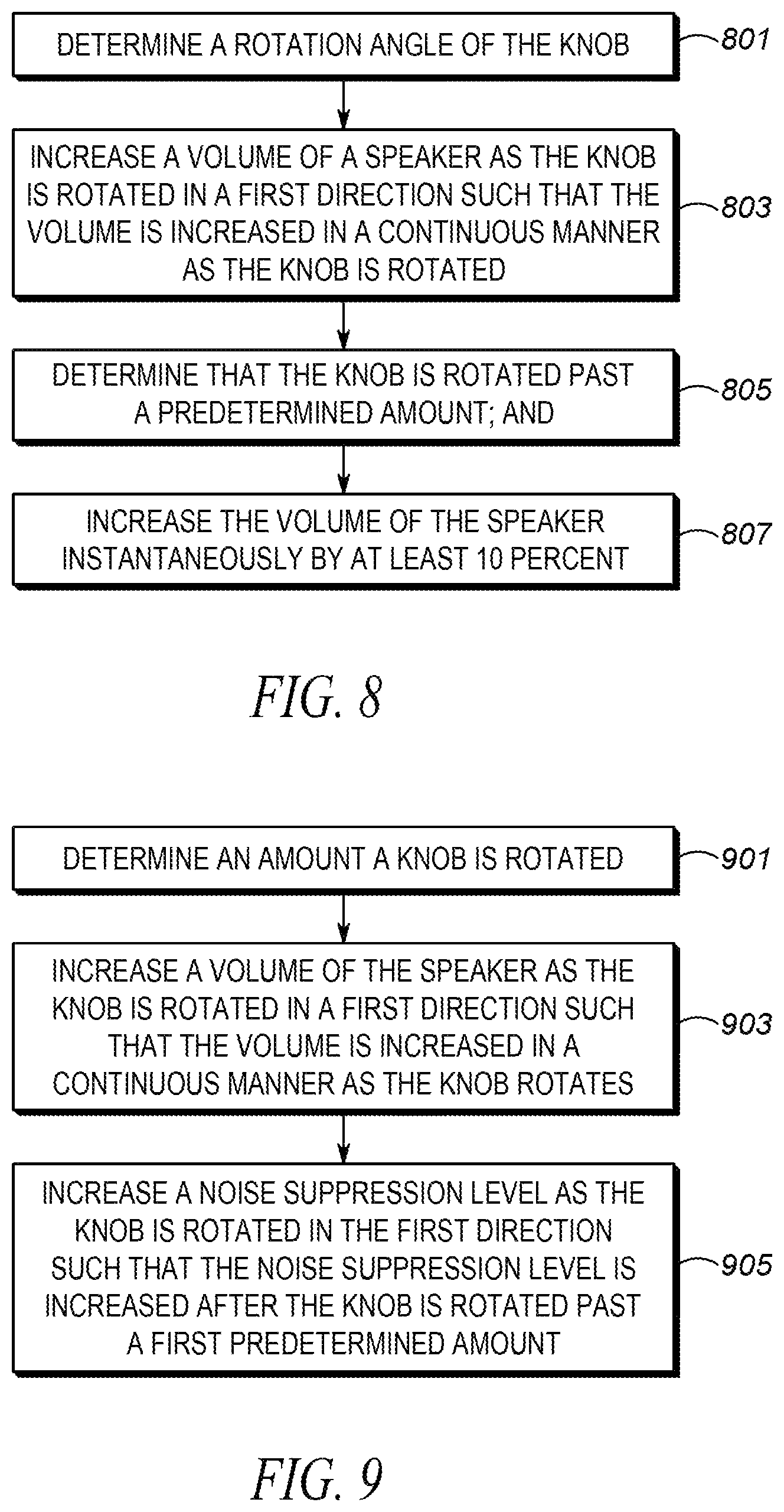 Patent US12333212 Figure 7 – Volume control for an electronic device