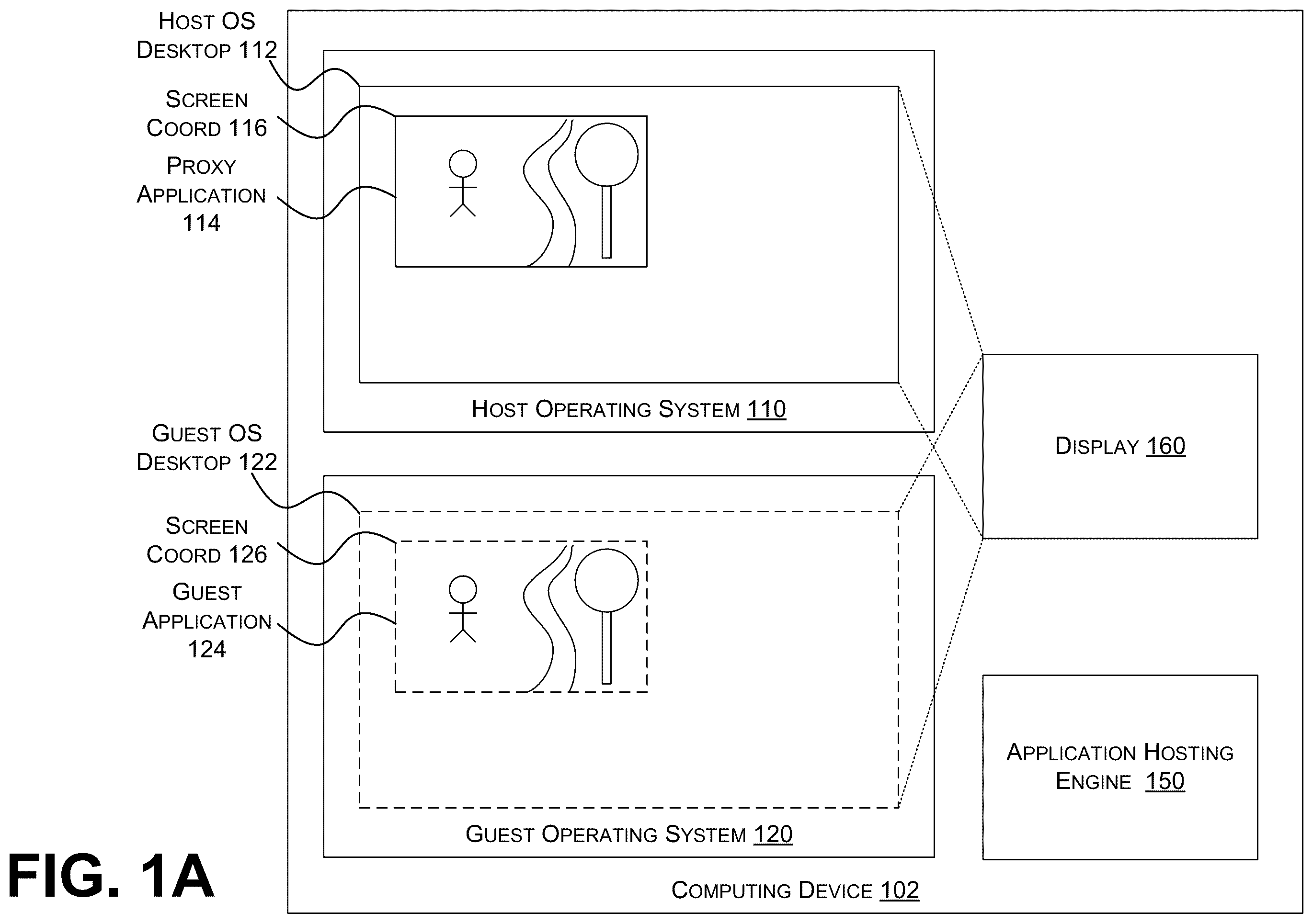 Patent US12333324 — Focus synchronization across incompatible operating systems — Figure 1