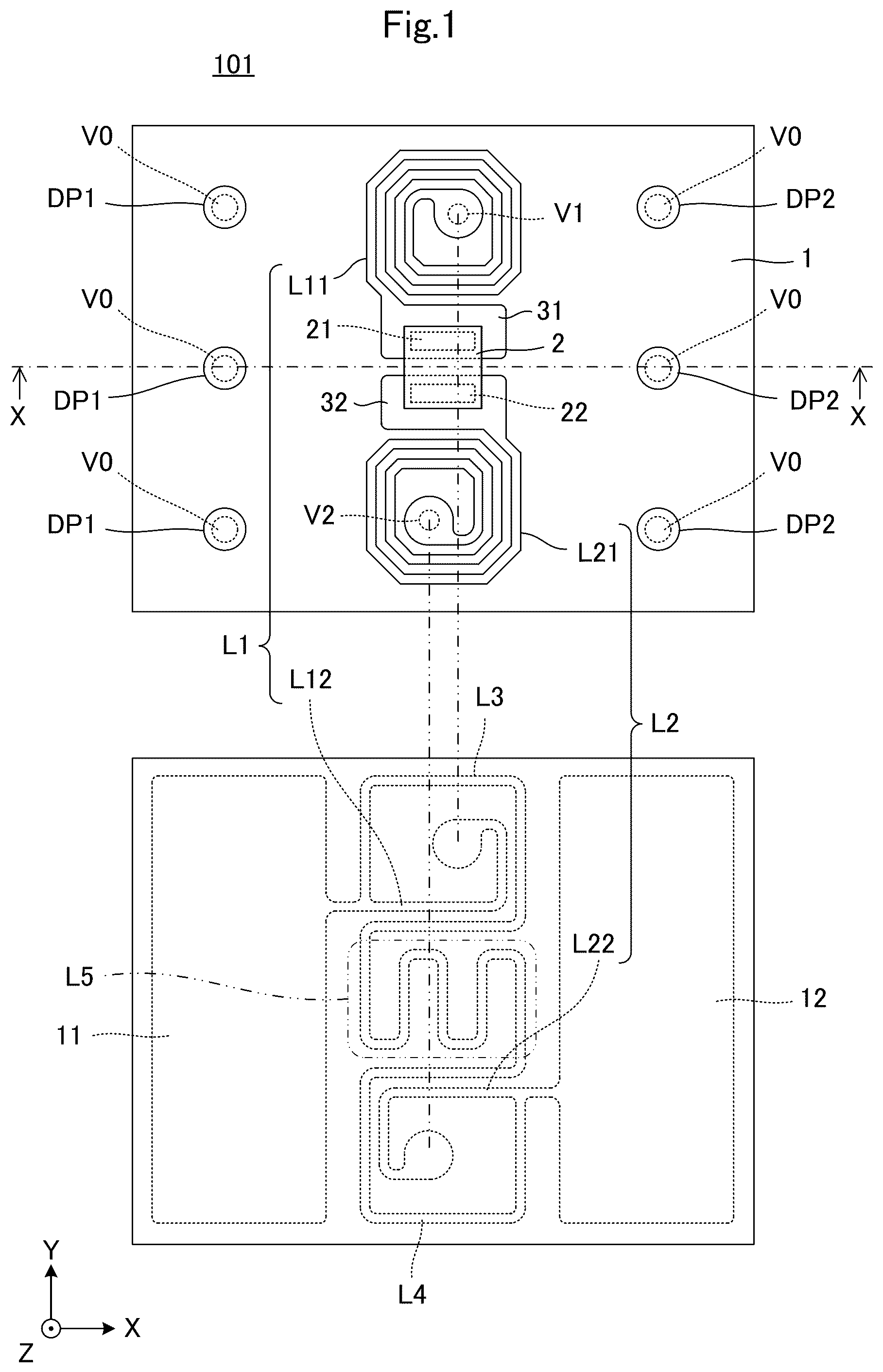 Patent US12333369 Figure 1 – Circuit module and RFID tag