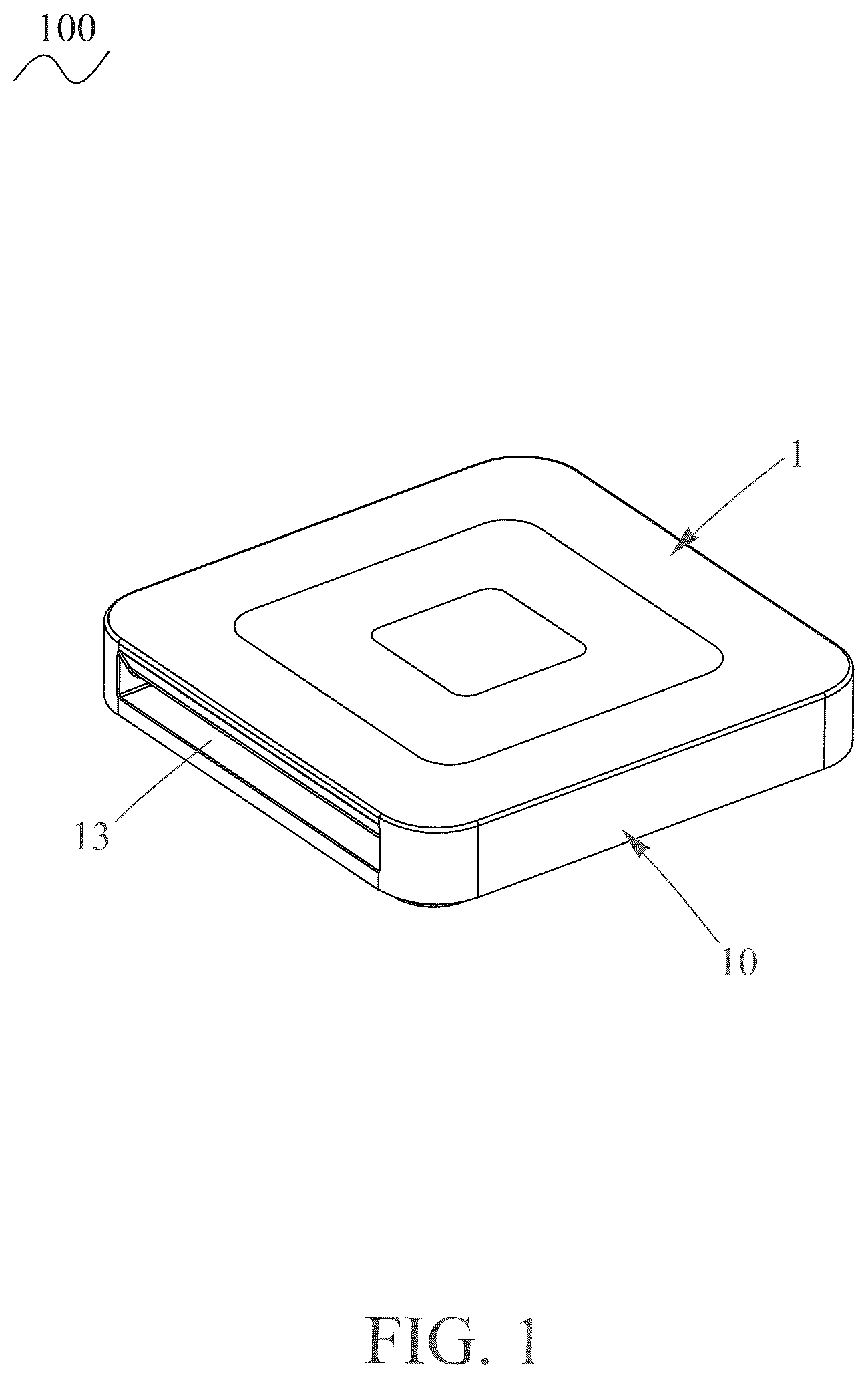 Patent US12333373 — Card reader with a protective mechanism — Figure 1