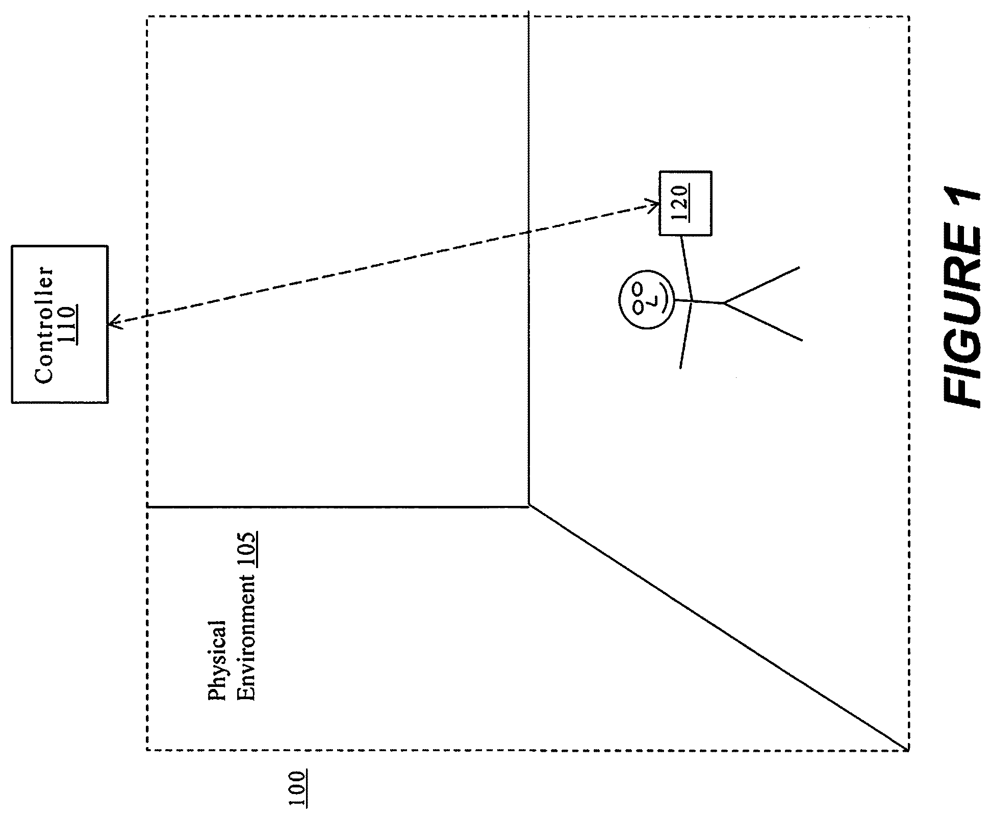 Patent US12333378 — Visual marker with user selectable appearance — Figure 1