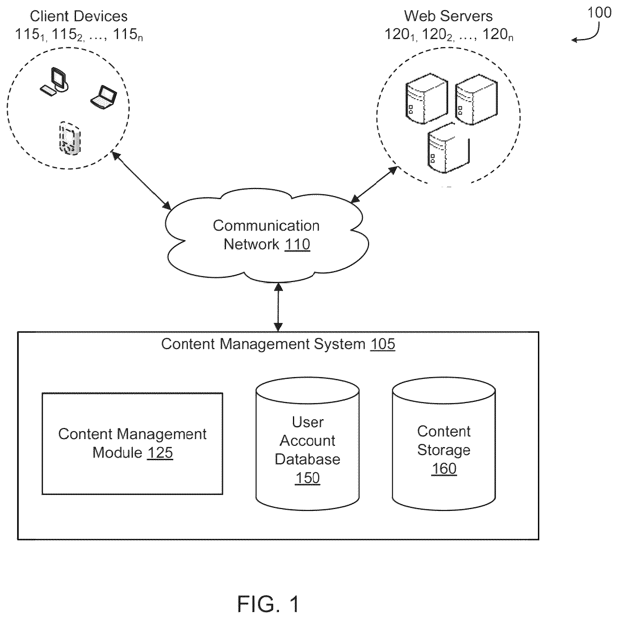 Patent US12333404 — Virtual assistant in a communication session — Figure 1