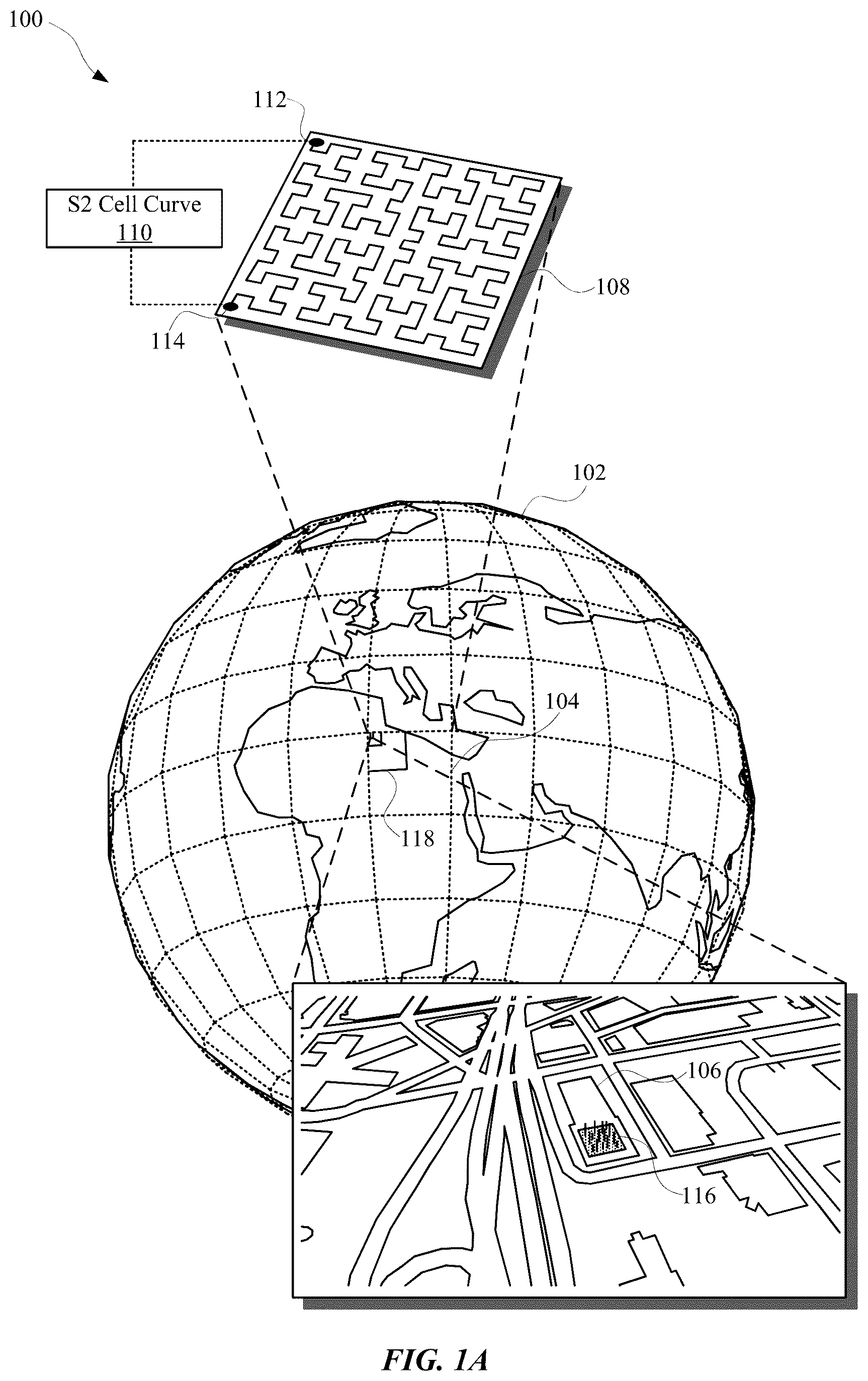 Patent US12333587 — Associating land NFTs with digital representations of land parcels — Figure 1