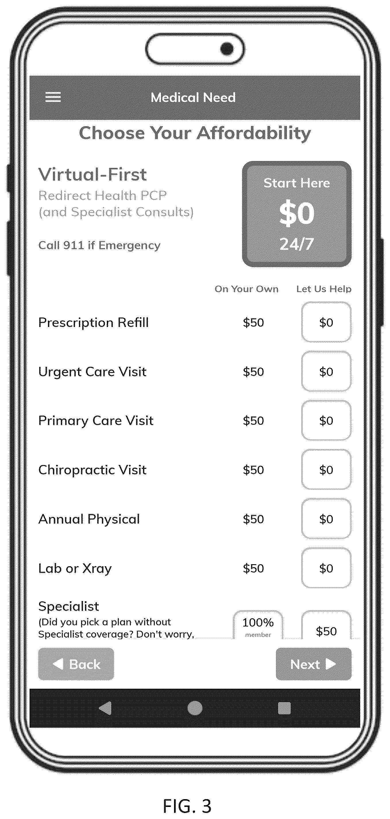 Patent US12333610 Figure 3 – Integrated data and predictive outputs for small business healthcare solutions