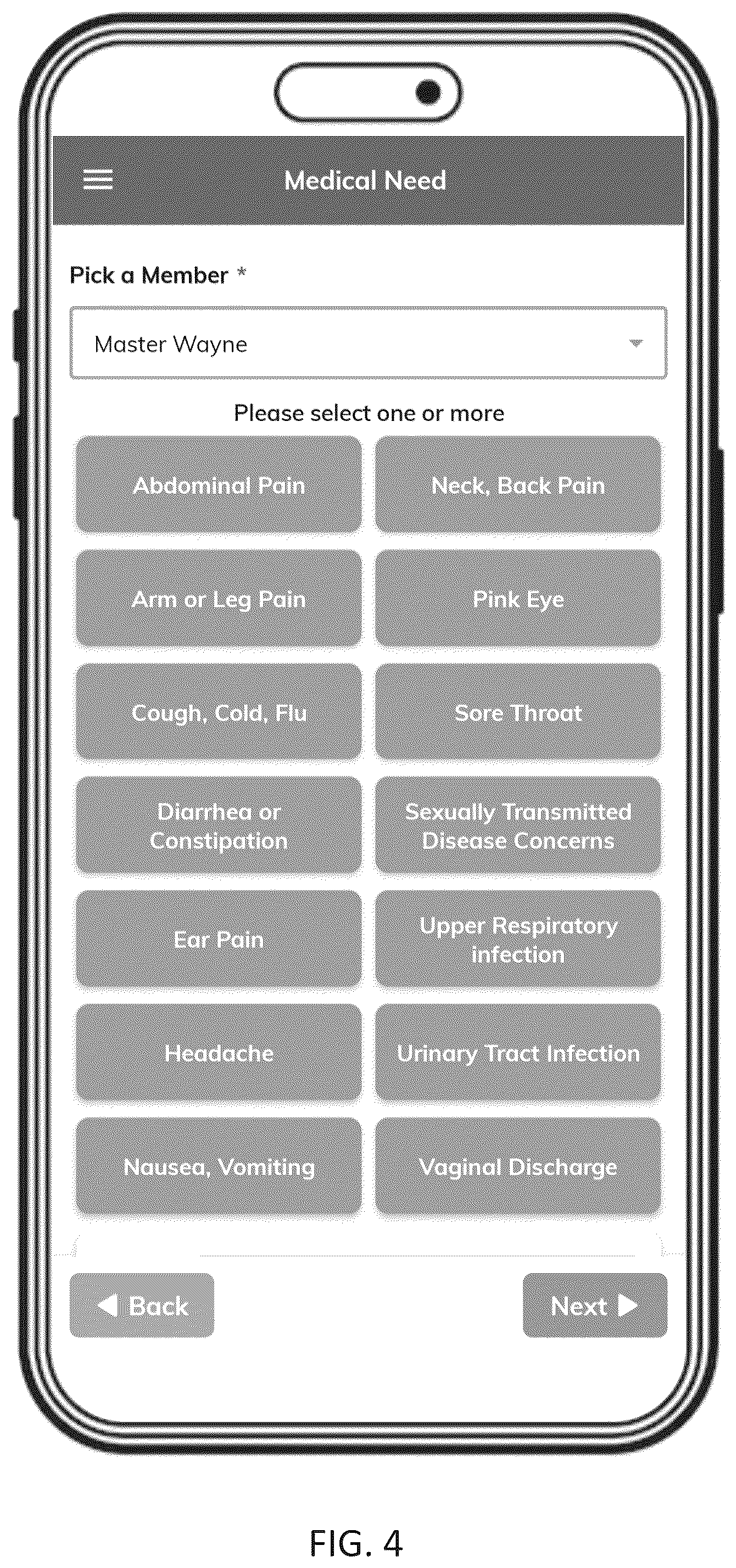 Patent US12333610 Figure 4 – Integrated data and predictive outputs for small business healthcare solutions