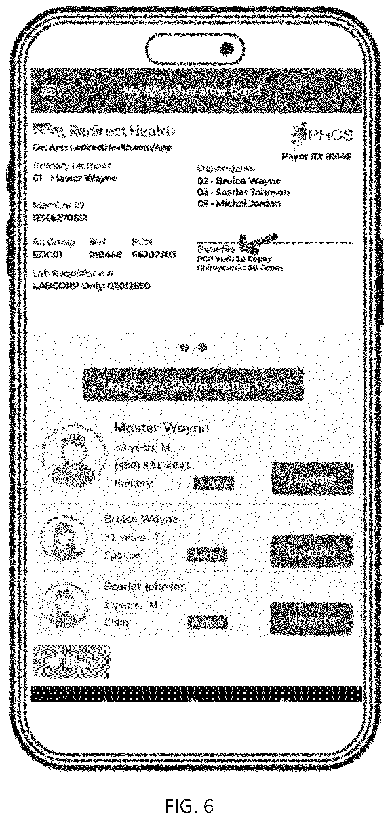 Patent US12333610 Figure 6 – Integrated data and predictive outputs for small business healthcare solutions