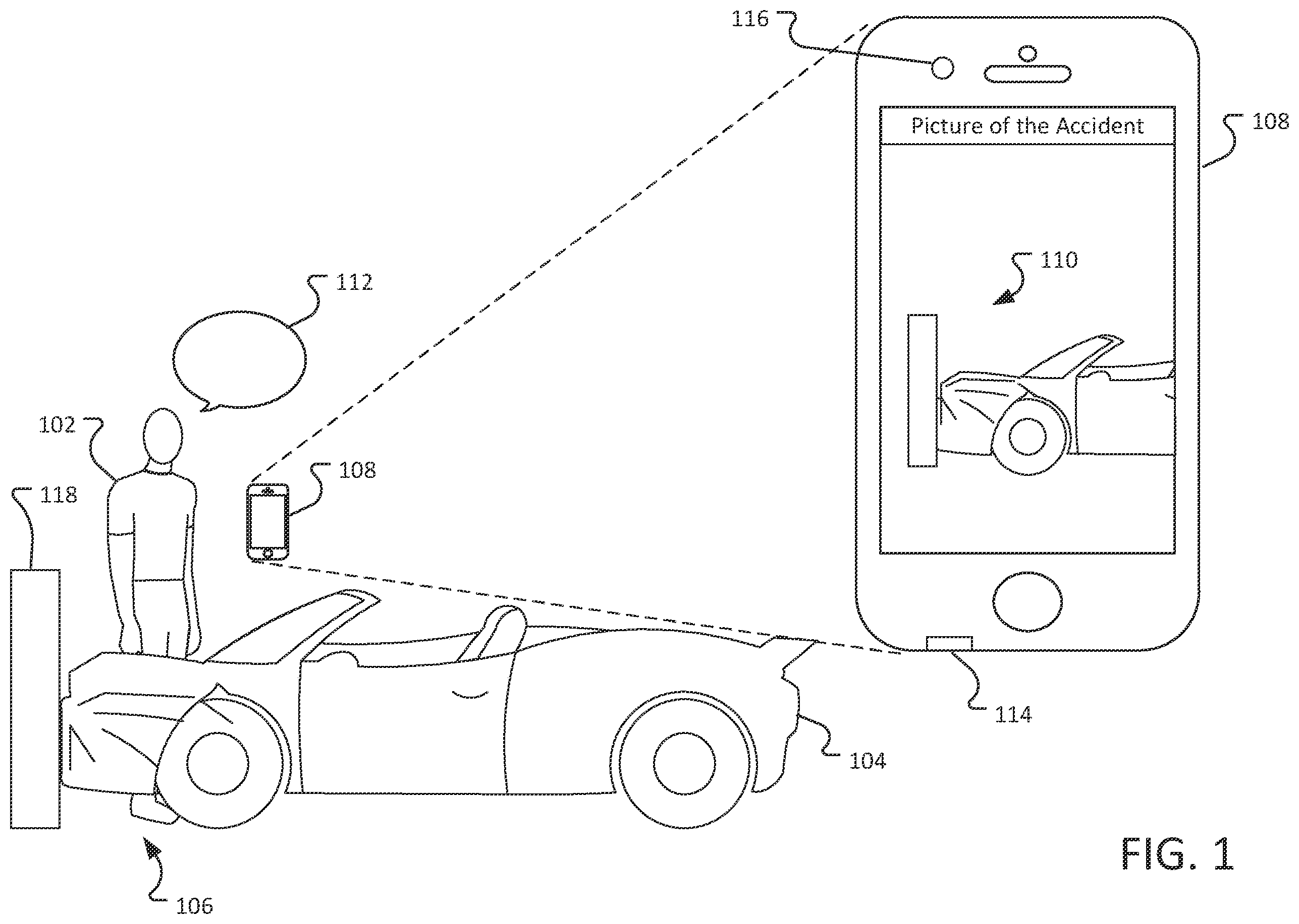 Patent US12333611 — Digital imagery, audio, and meta-data — Figure 1