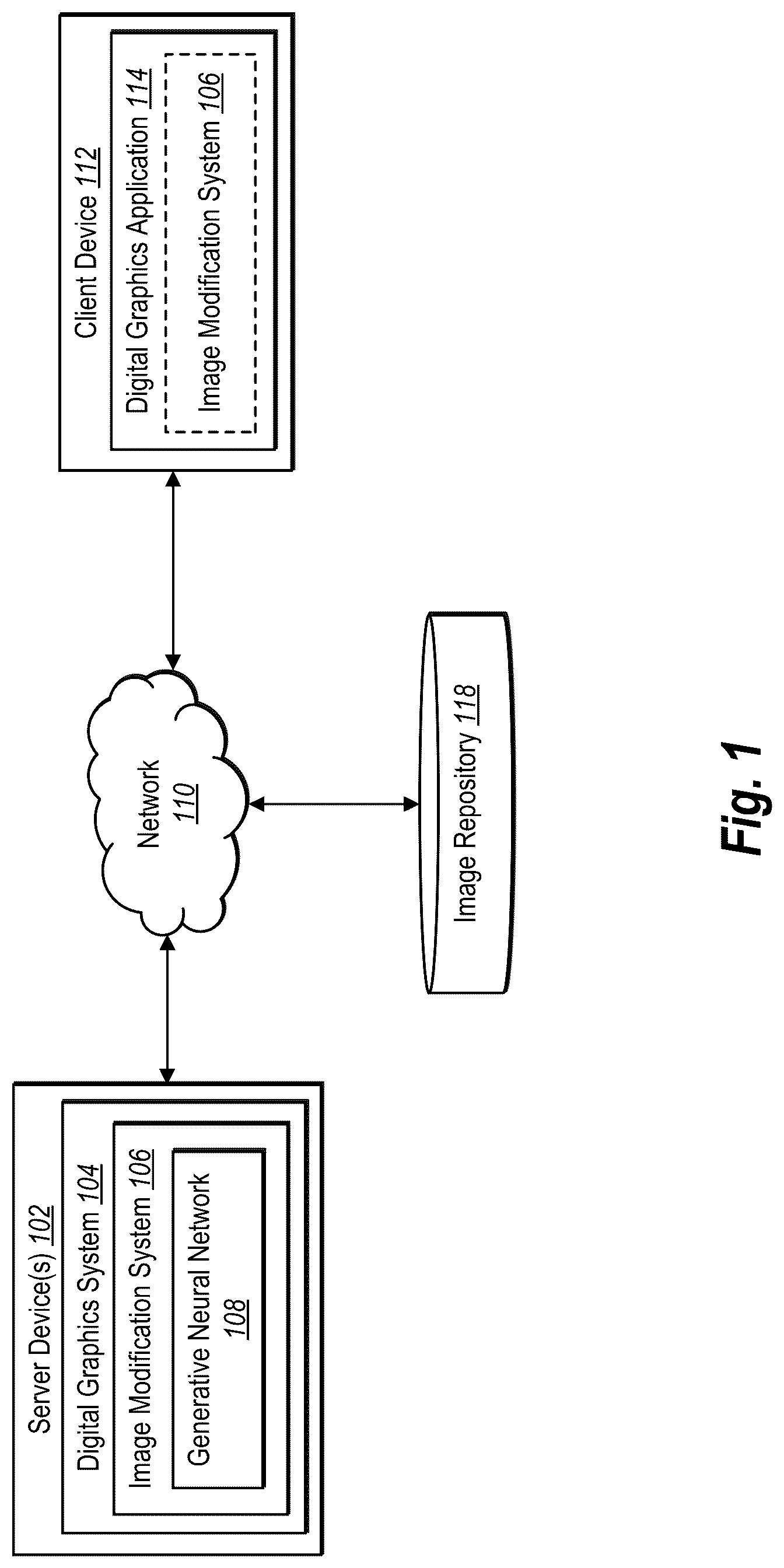 Patent US12333636 — Utilizing cross-attention guidance to preserve content in diffusion-based image modifications — Figure 1