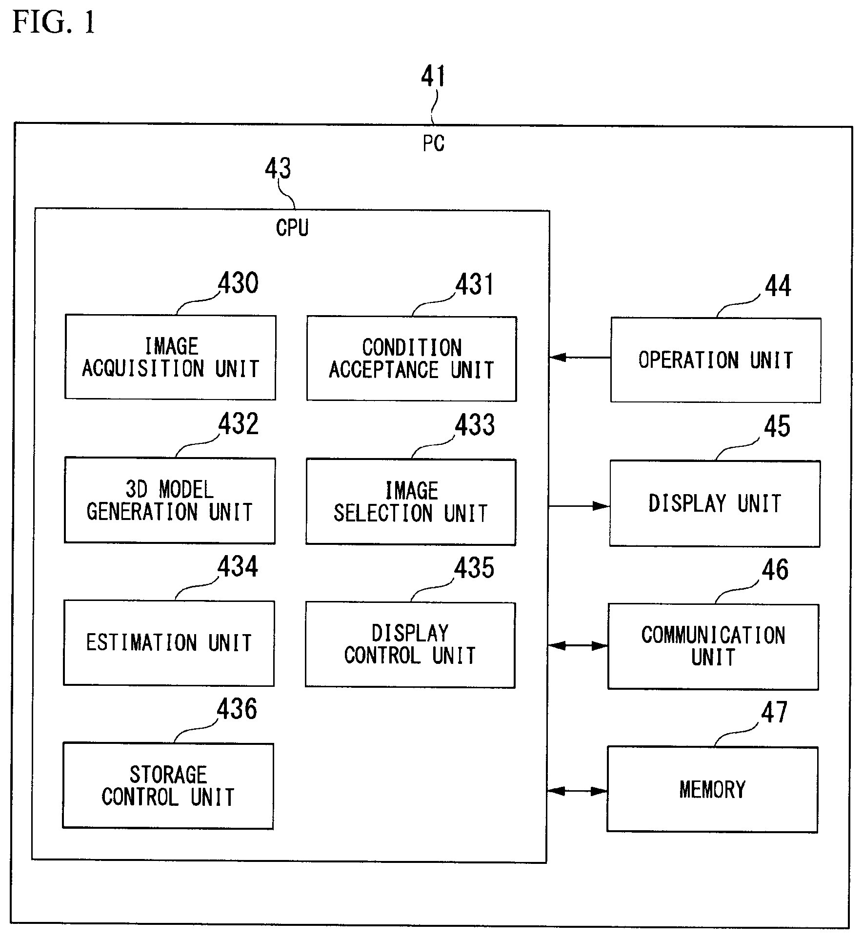 Patent US12333644 — Image display method, display control device, and recording medium for displaying shape image of subject and coordinates estimated from two-dimensional coordinates in reference image projected thereon — Figure 1