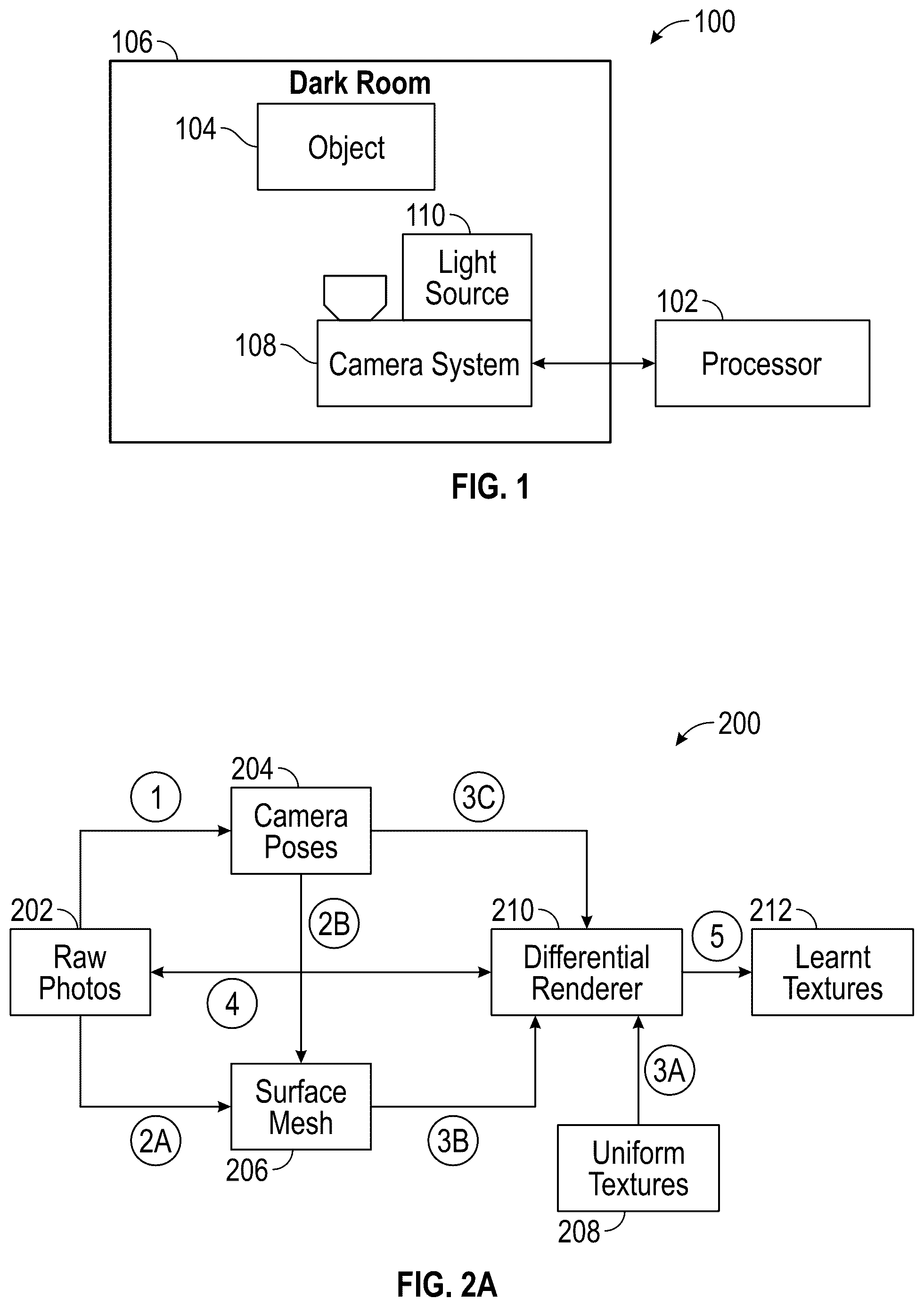 Patent US12333650 — Three-dimensional asset reconstruction — Figure 1