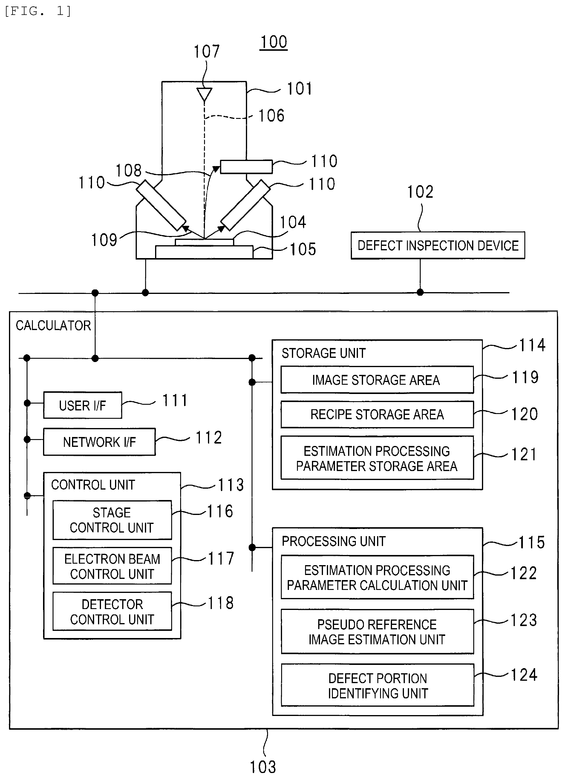 Patent US12333695 Figure 1 – Sample observation system and image processing method