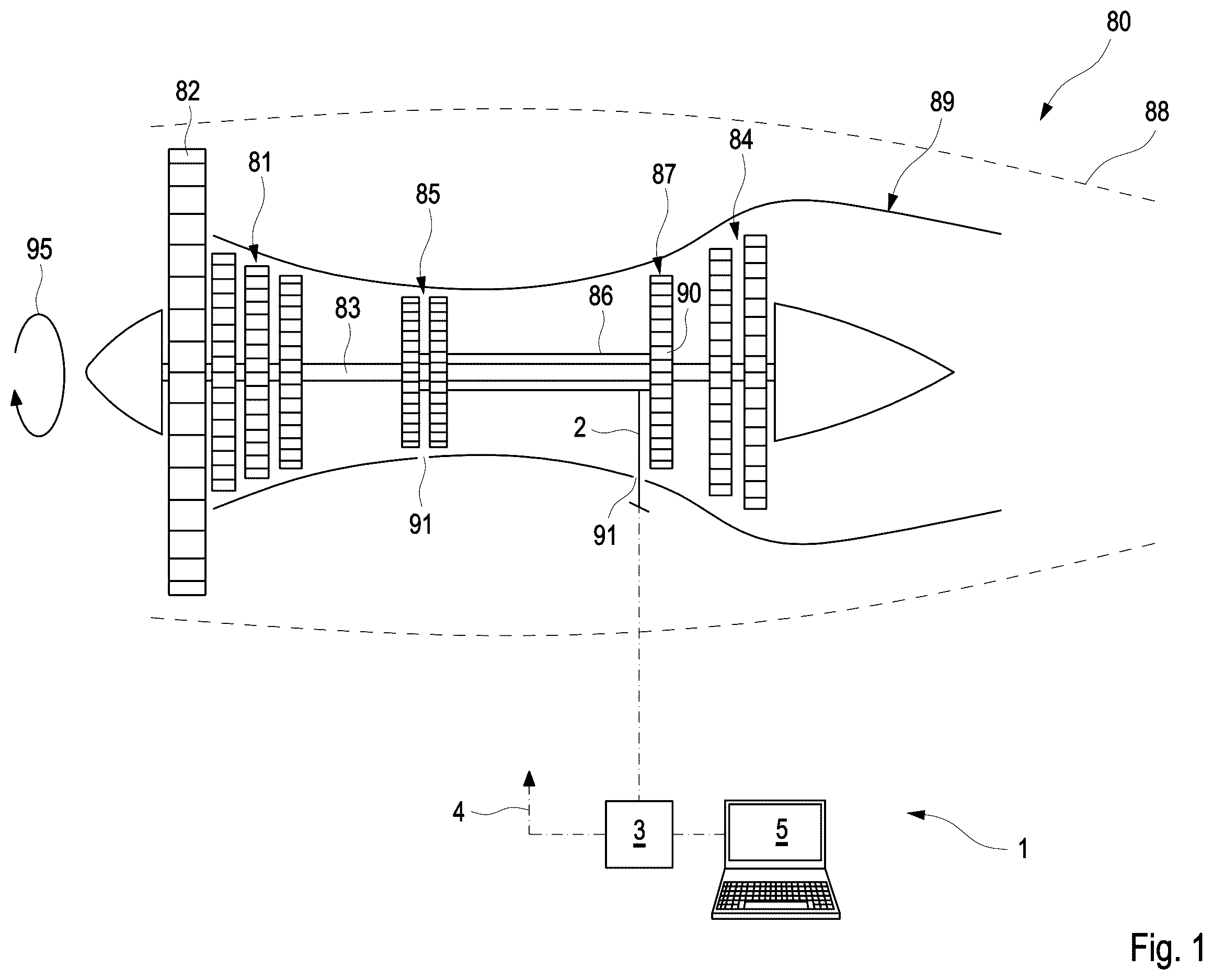 Patent US12333699 Figure 1 – Method and computer program product for automated defect detection during borescoping of an engine