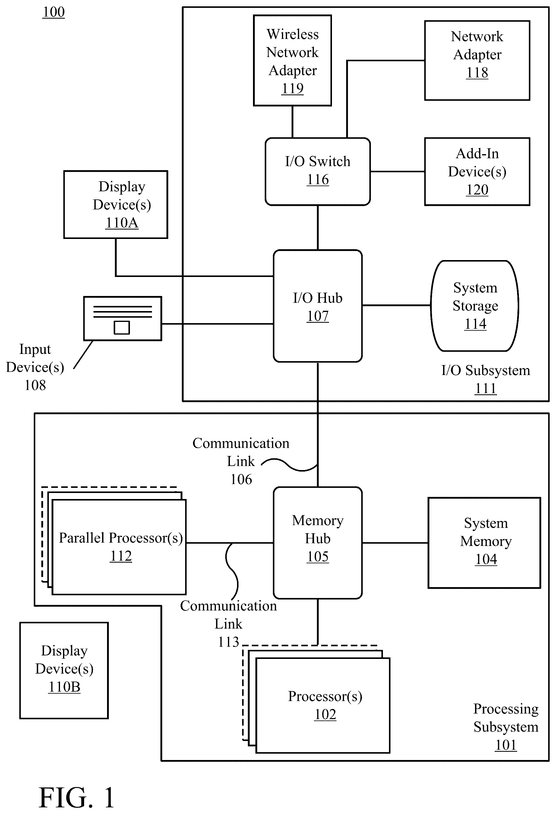 Patent US12333777 — Event-based graphics engine for fast video rendering — Figure 1