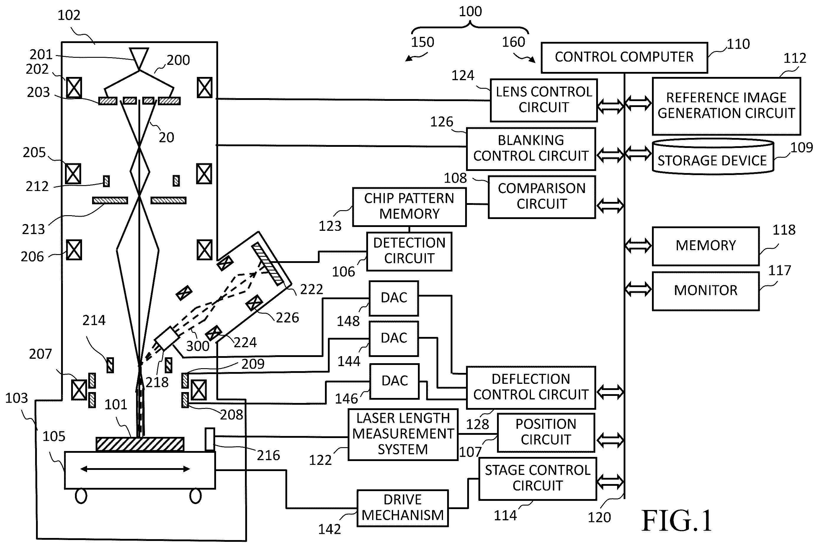 Patent US12333781 — Method for searching for hole pattern in image, pattern inspection method, pattern inspection apparatus, and apparatus for searching hole pattern in image — Figure 1