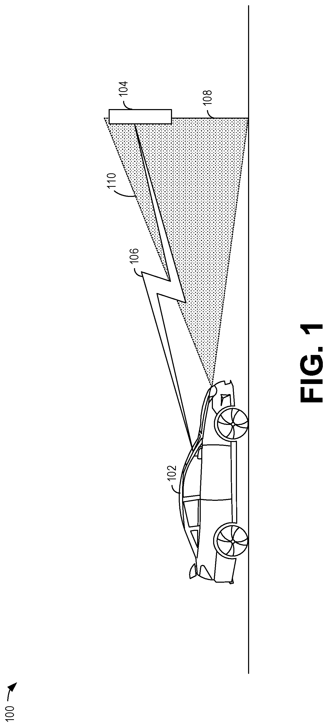 Patent US12333827 — Systems and methods for detecting projection attacks on object identification systems — Figure 1