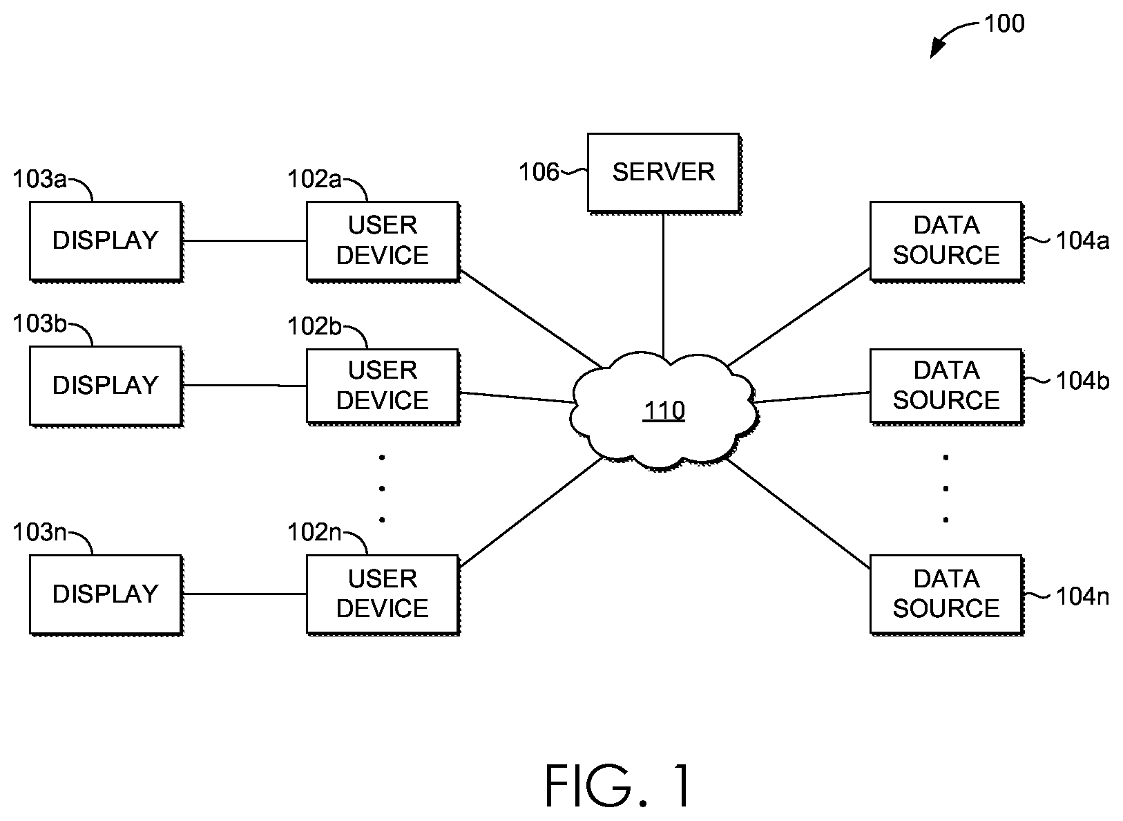 Patent US12333831 — Image based command classification and task engine for a computing system — Figure 1
