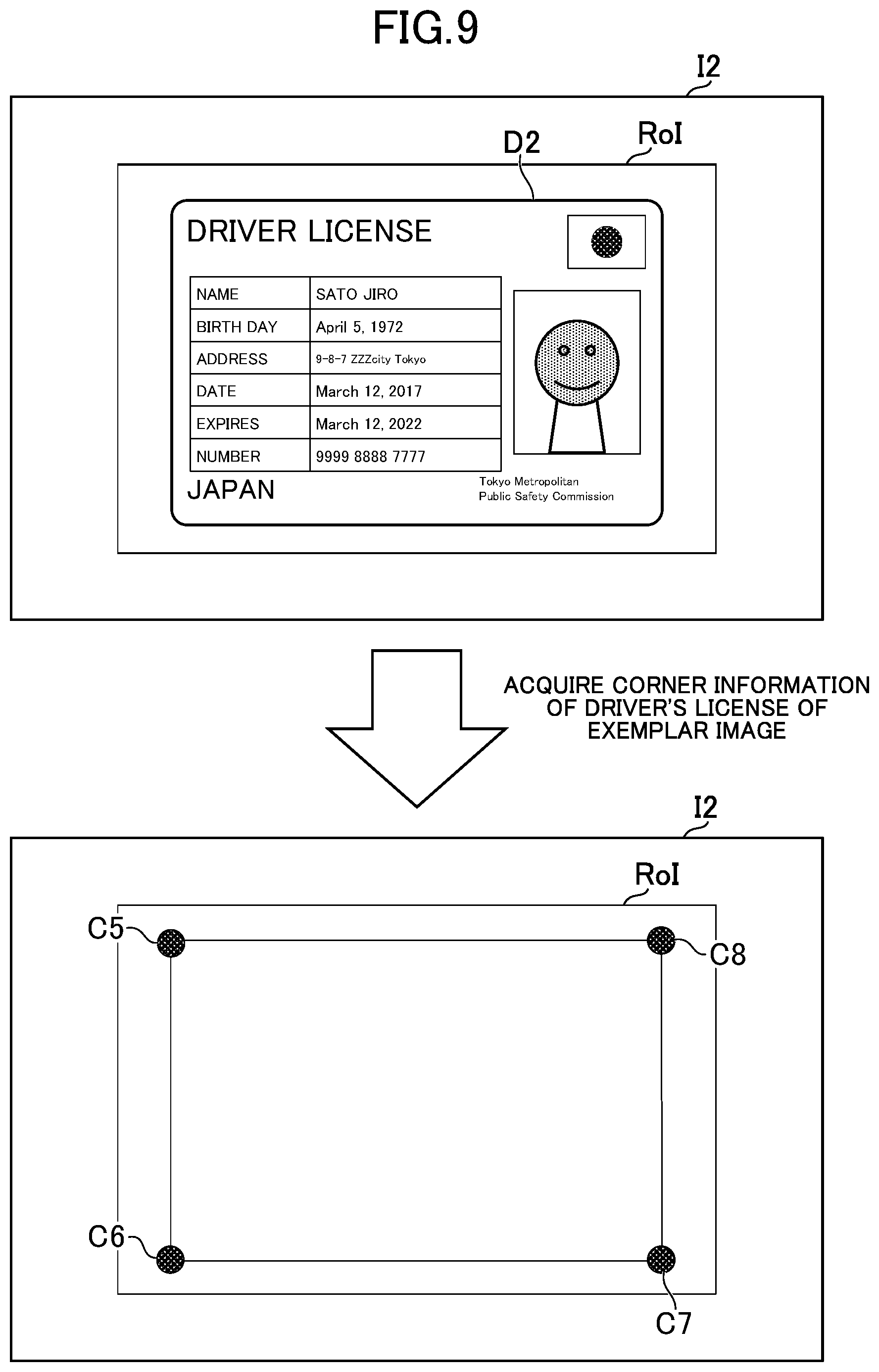 Patent US12333834 Figure 9 – Image processing system, image processing method, and program