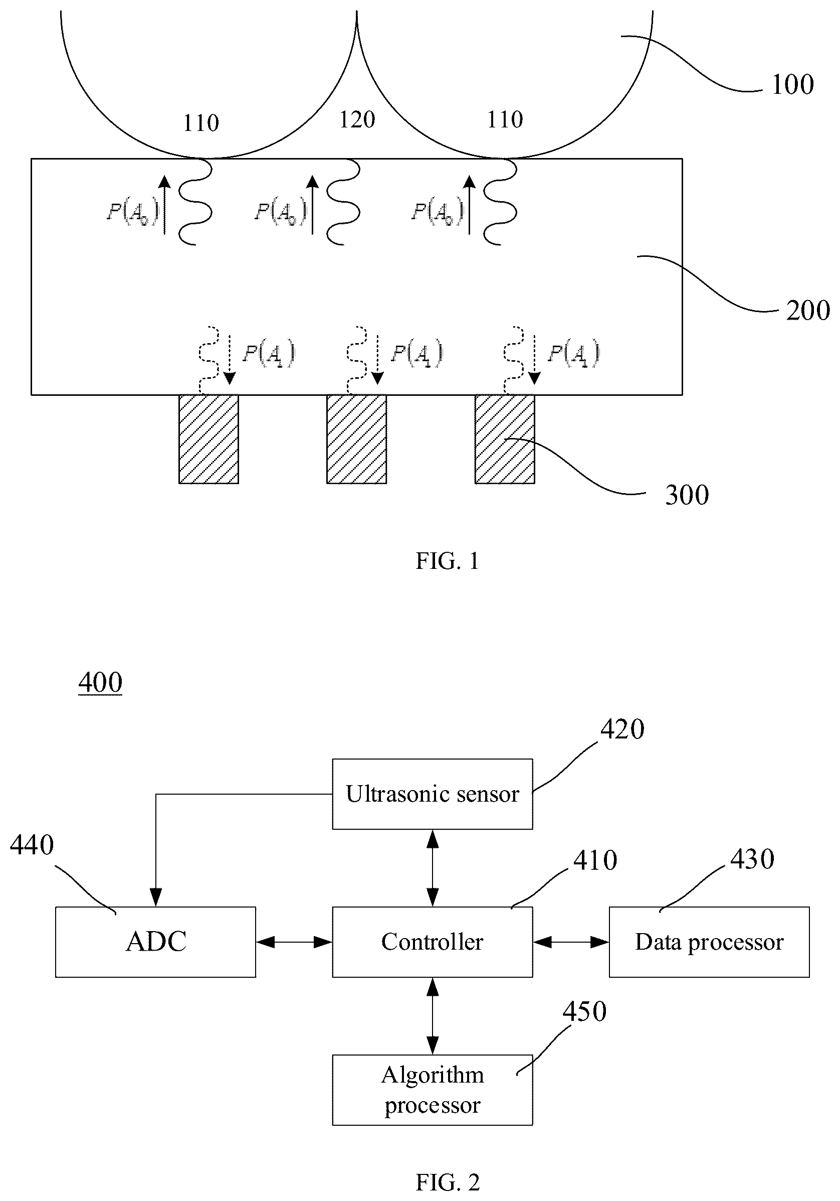 Patent US12333849 — Method for ultrasonic fingerprint identification, ultrasonic fingerprint apparatus, and electronic device — Figure 1