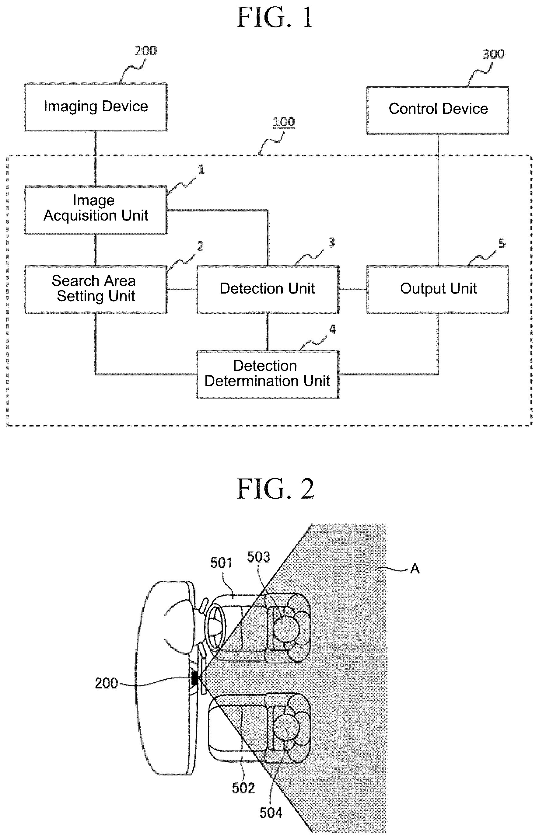 Patent US12333852 — Face detection device — Figure 1