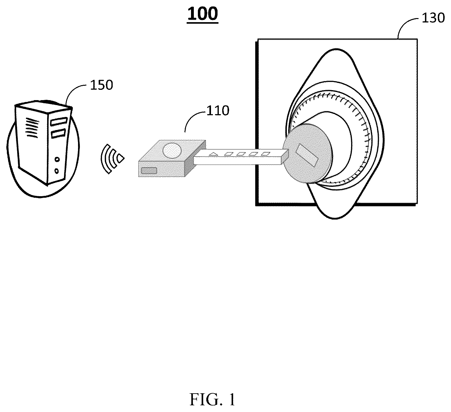 Patent US12333877 — Authorization and unlocking method and system for a door lock, electronic device, and computer-readable storage medium — Figure 1