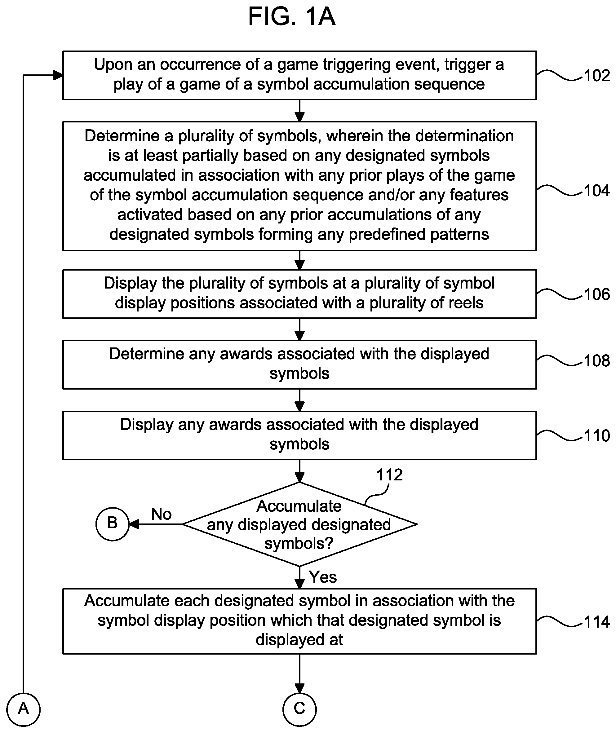 Patent US12333913 — Activating features based on patterns of persistent symbols — Figure 1