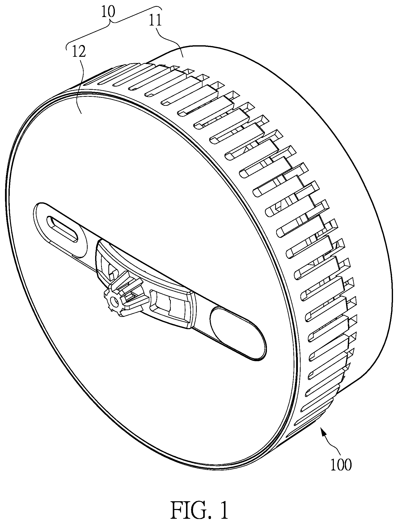 Patent US12333918 — One-time activation smoke alarm — Figure 1
