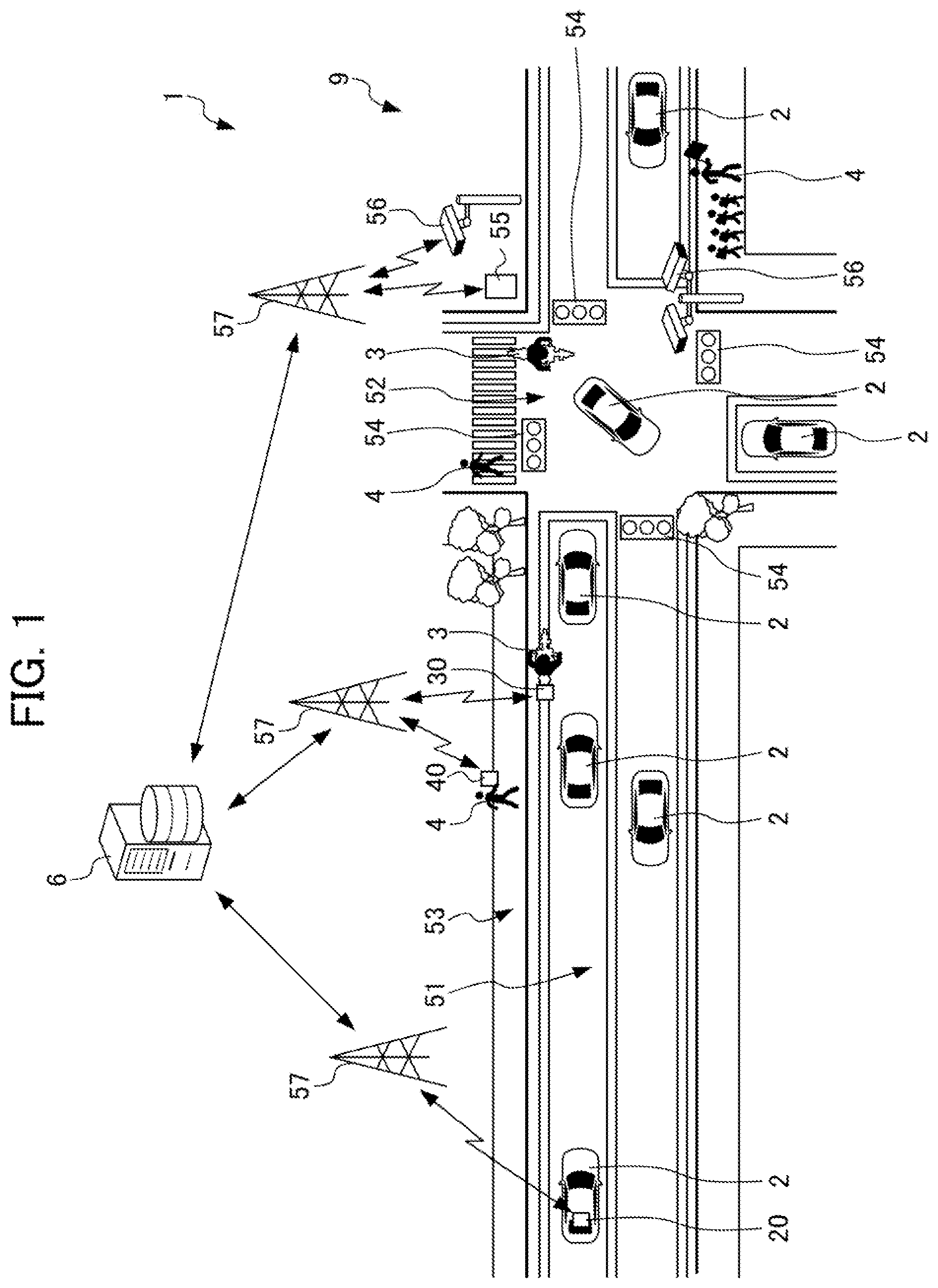 Patent US12333945 — Traffic safety support system — Figure 1