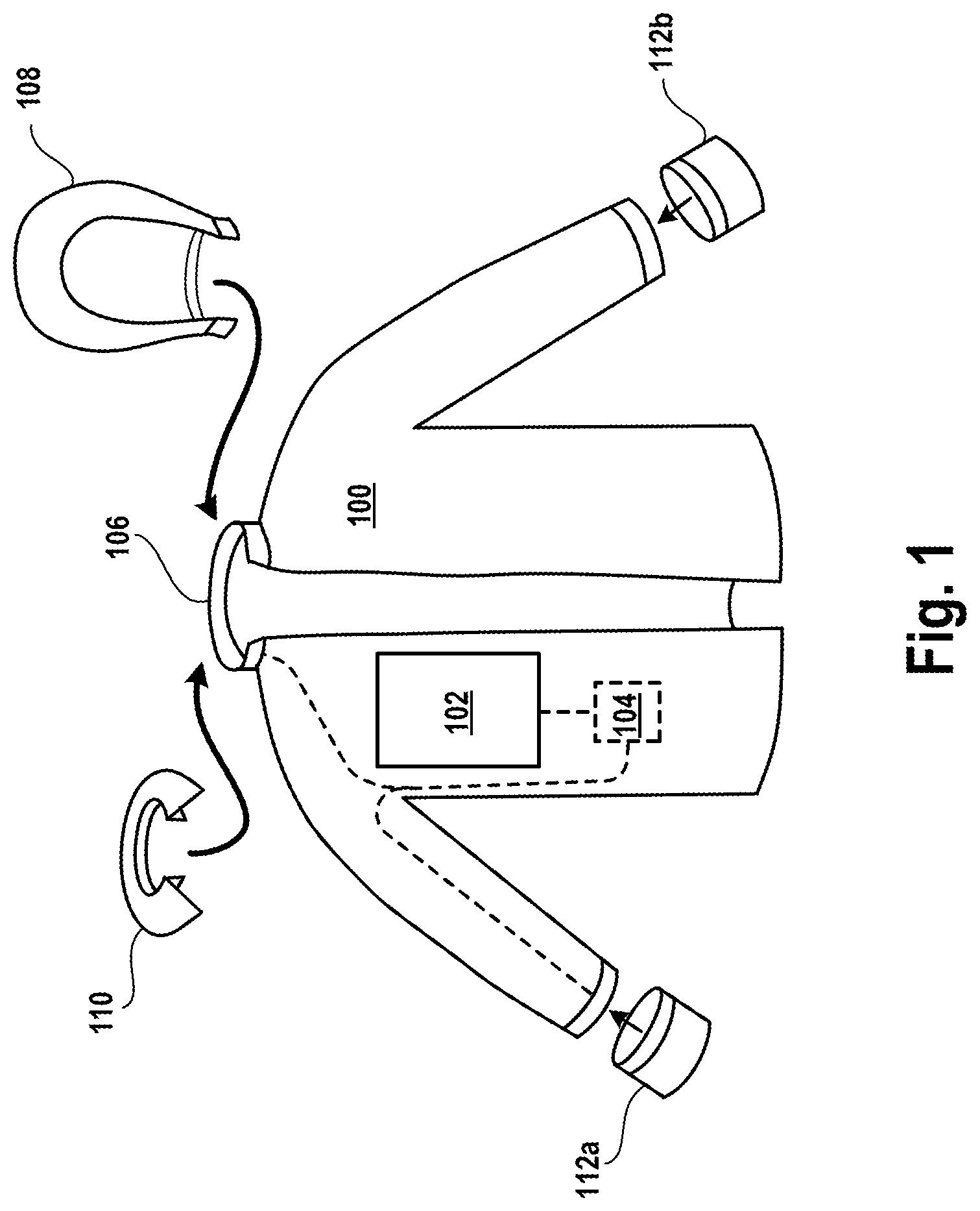 Patent US12333966 — Merchandise with flexible display and detachable component — Figure 1