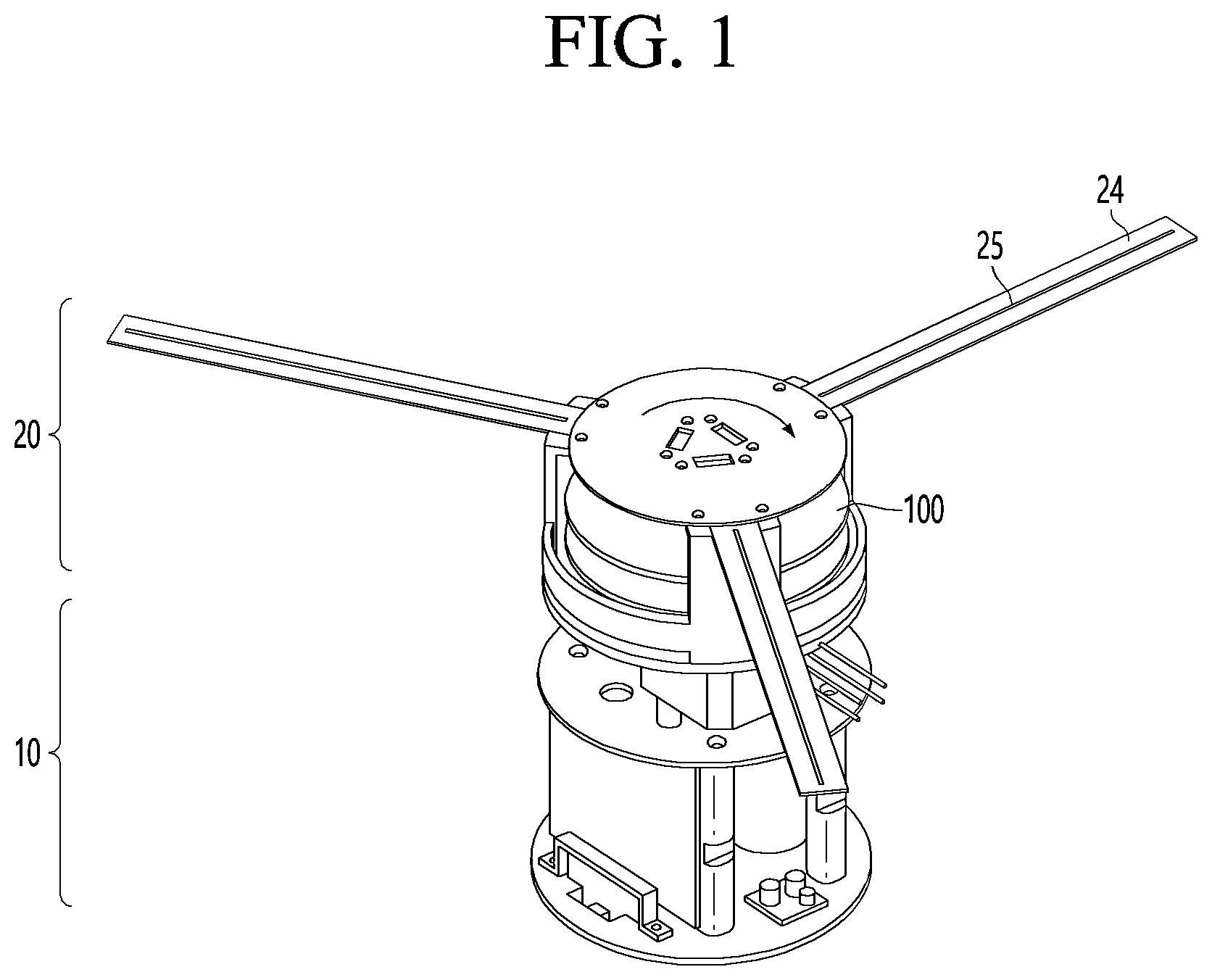 Patent US12333968 Figure 1 – Display device