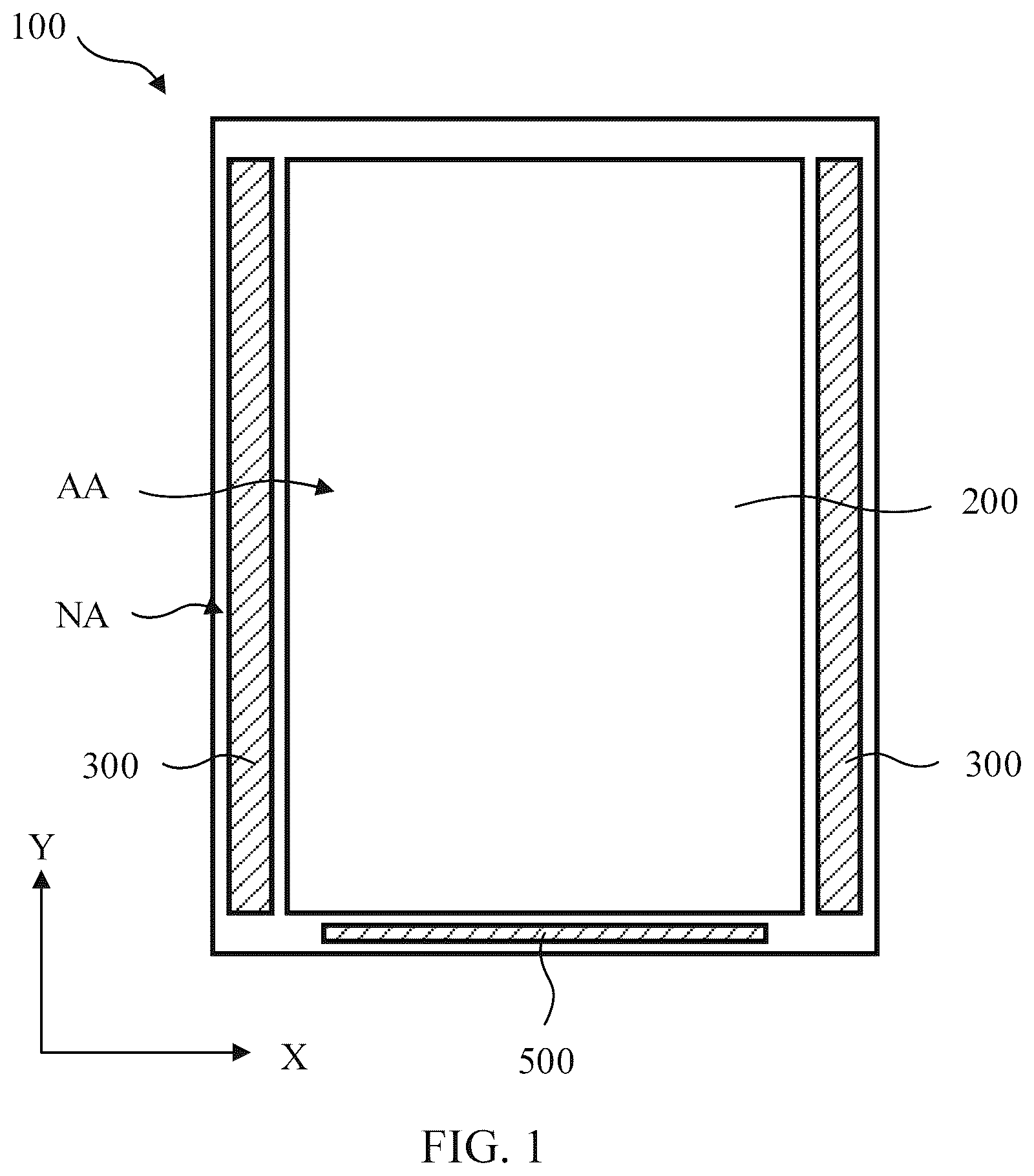 Patent US12333989 Figure 1 – Display panels and mobile terminals