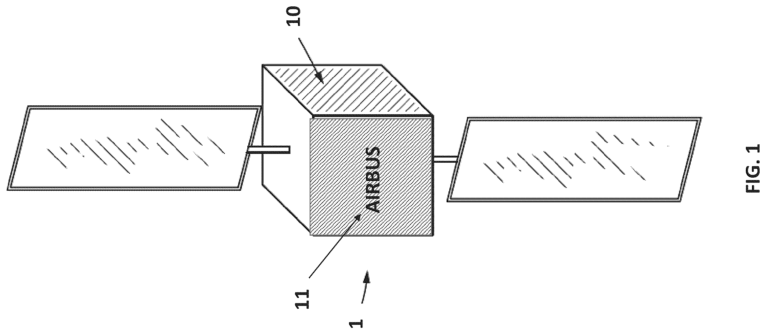 Patent US12338005 Figure 1 – Manufacturing method of a spacecraft including a marking of a surface