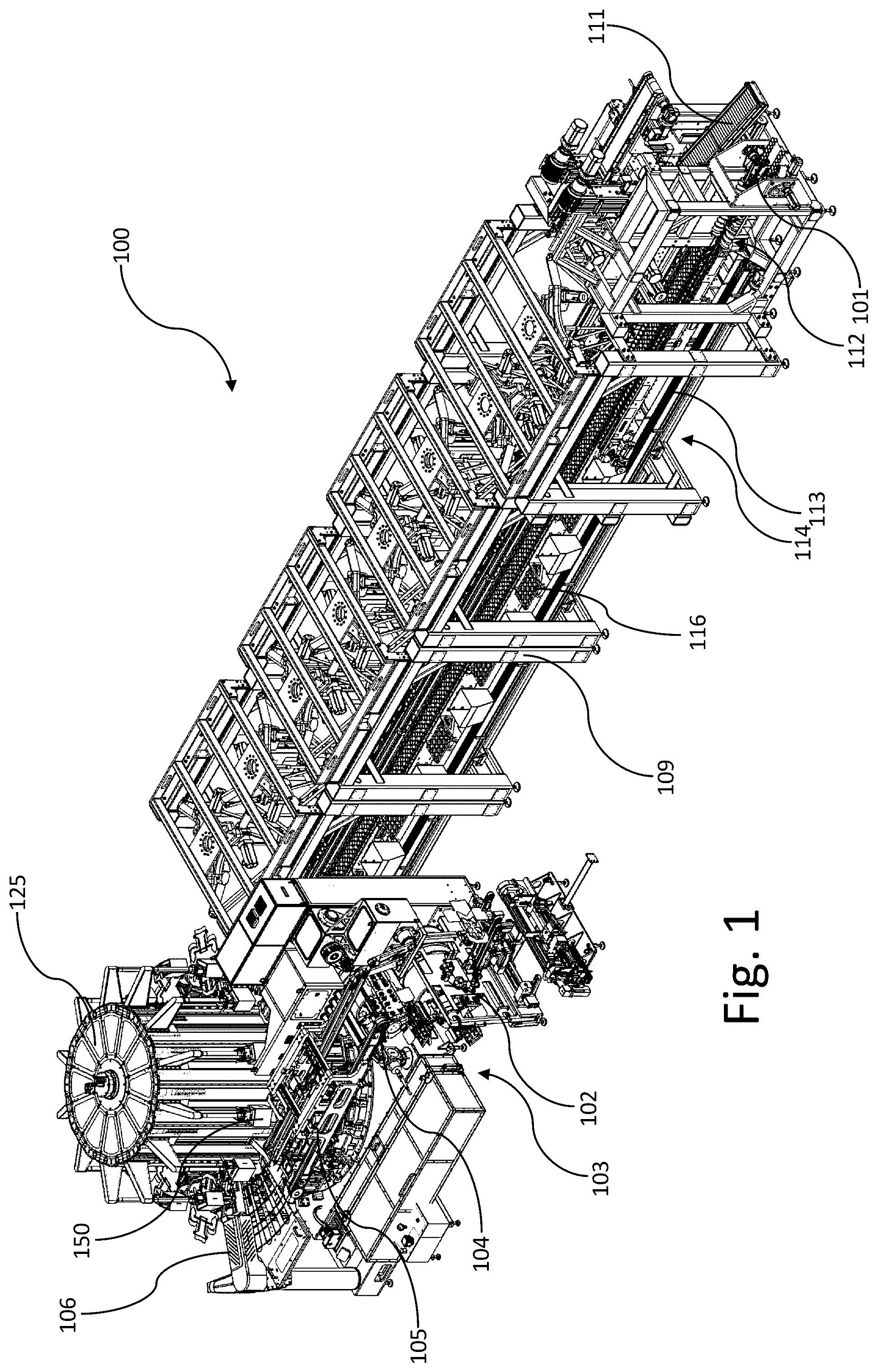 Patent US12338021 — Packaging device and process for articles to be packaged — Figure 1