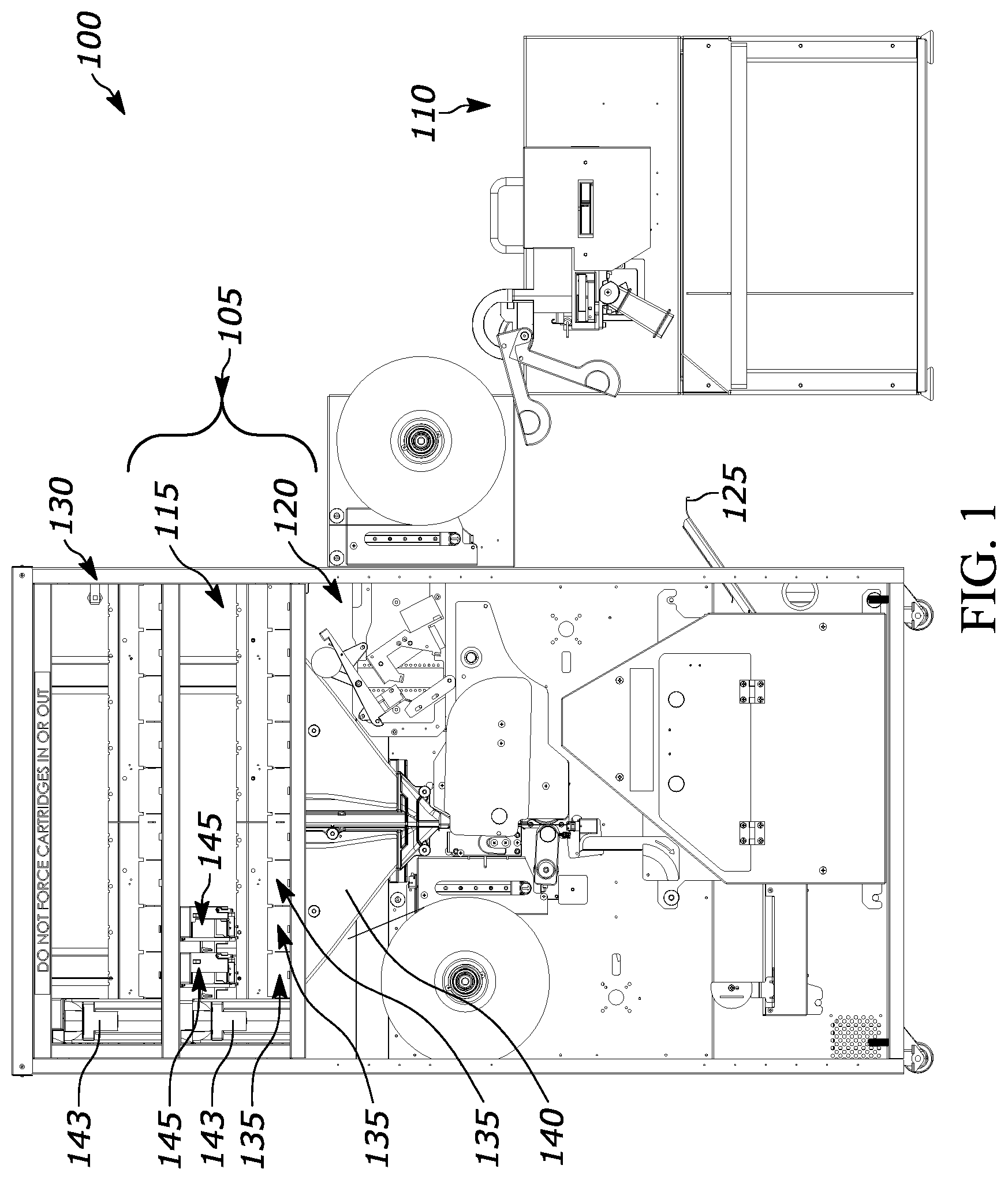 Patent US12338024 — Sorting system for a medication packaging system — Figure 1
