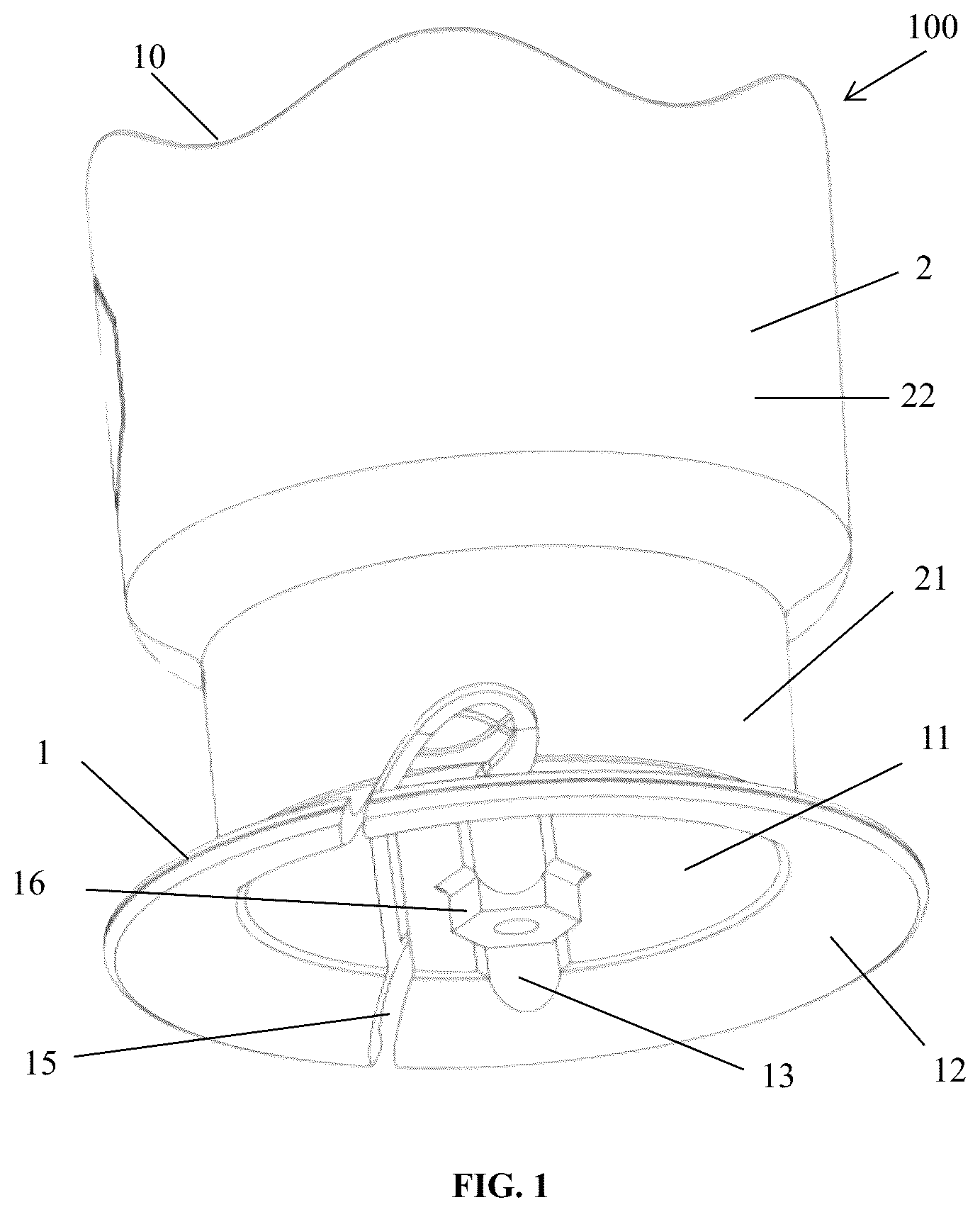 Patent US12338032 — Container holder — Figure 1
