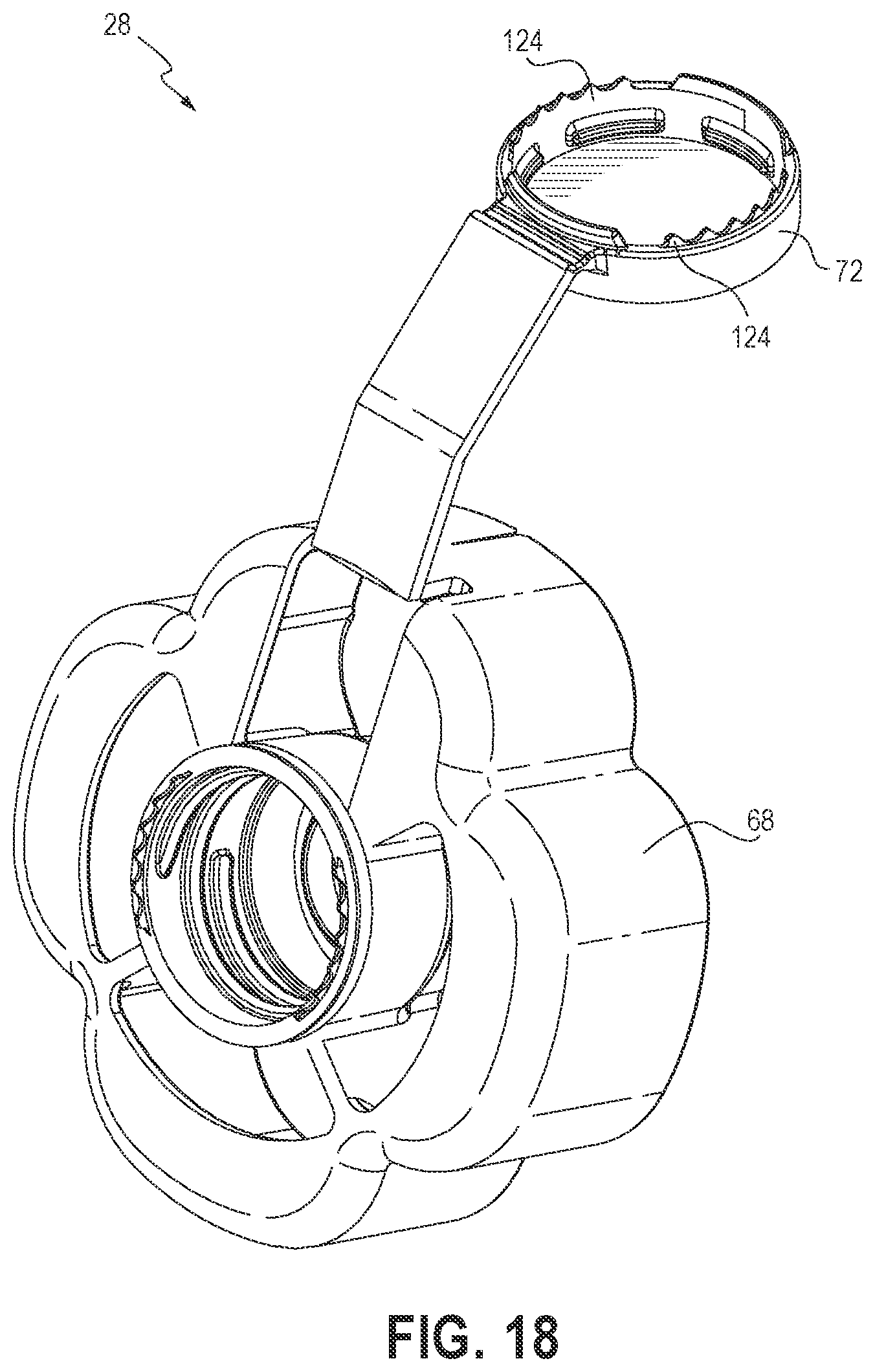 Patent US12338036 Figure 19 – Closure for a container and components for a closure