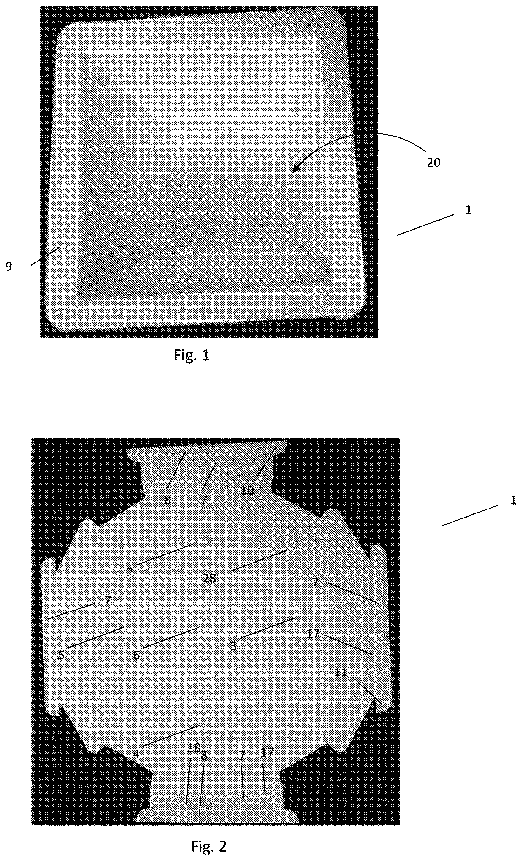Patent US12338039 — Cardboard box for holding content, and a method for using such — Figure 1