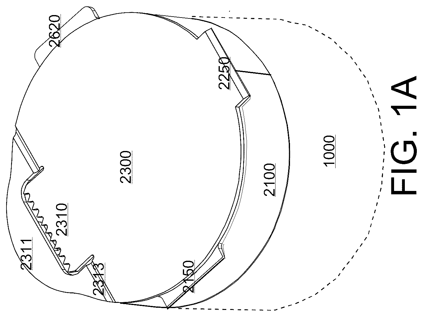 Patent US12338040 — Multi-function wipe container with integrated knife or straightedge cleaning lid — Figure 1