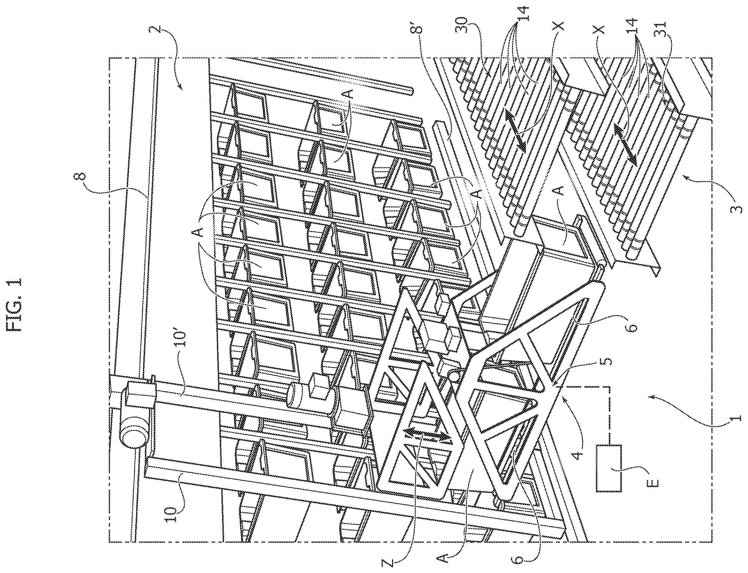 Patent US12338069 Figure 1 – Method for automatically handling a plurality of product containers, and a related system