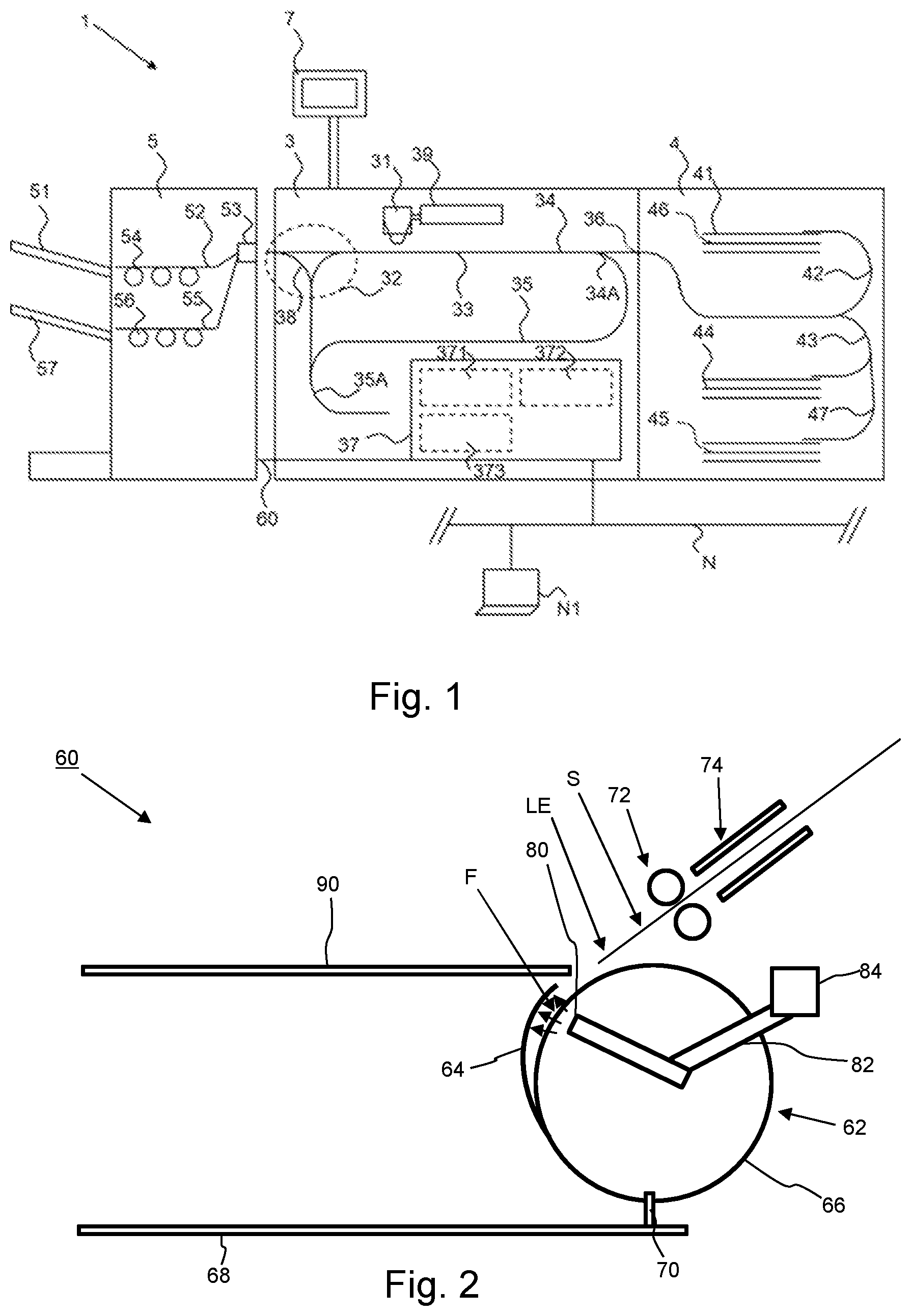 Patent US12338093 Figure 1 – Sheet stacker for thin or weak print media
